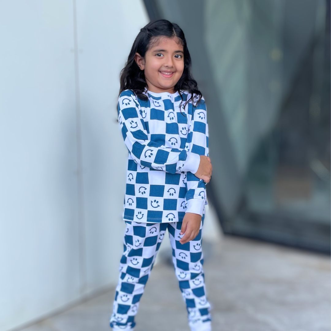 Smiley Winter Co-ord Set for Girls