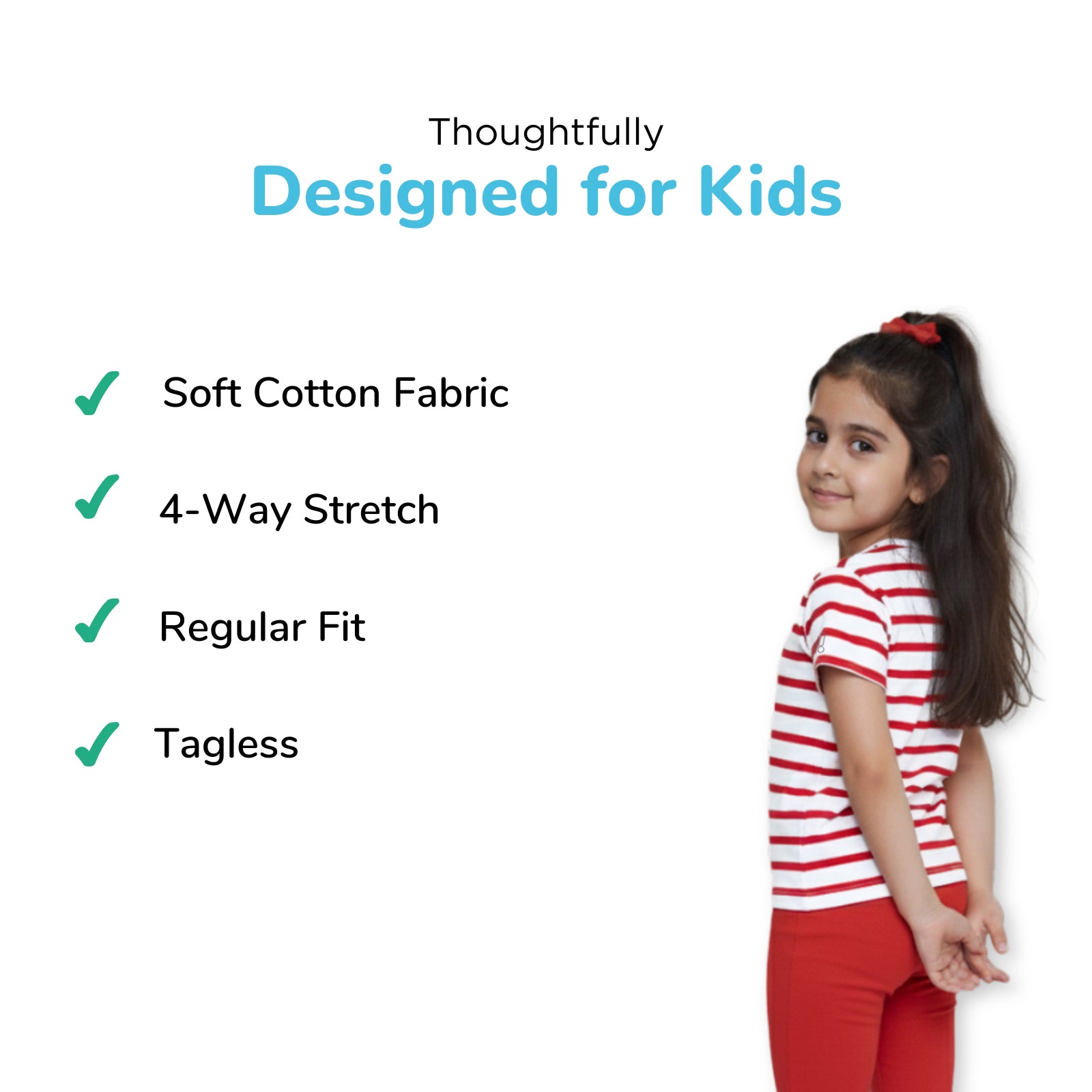 Red & White Striped T-shirt