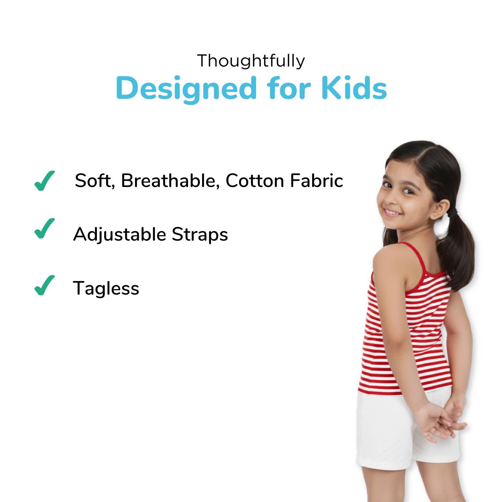 Red & White Striped Camisole