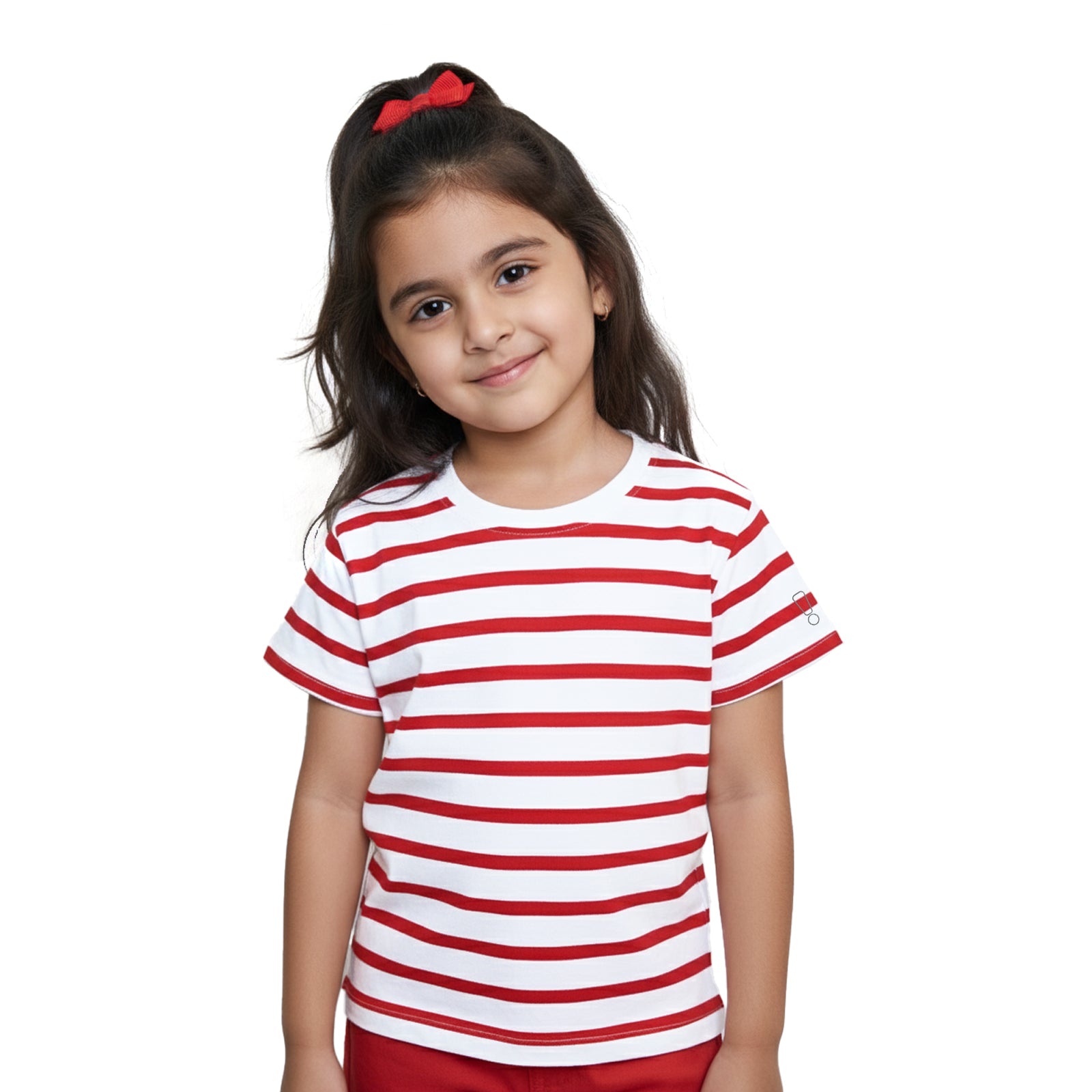 Red & White Striped T-shirt