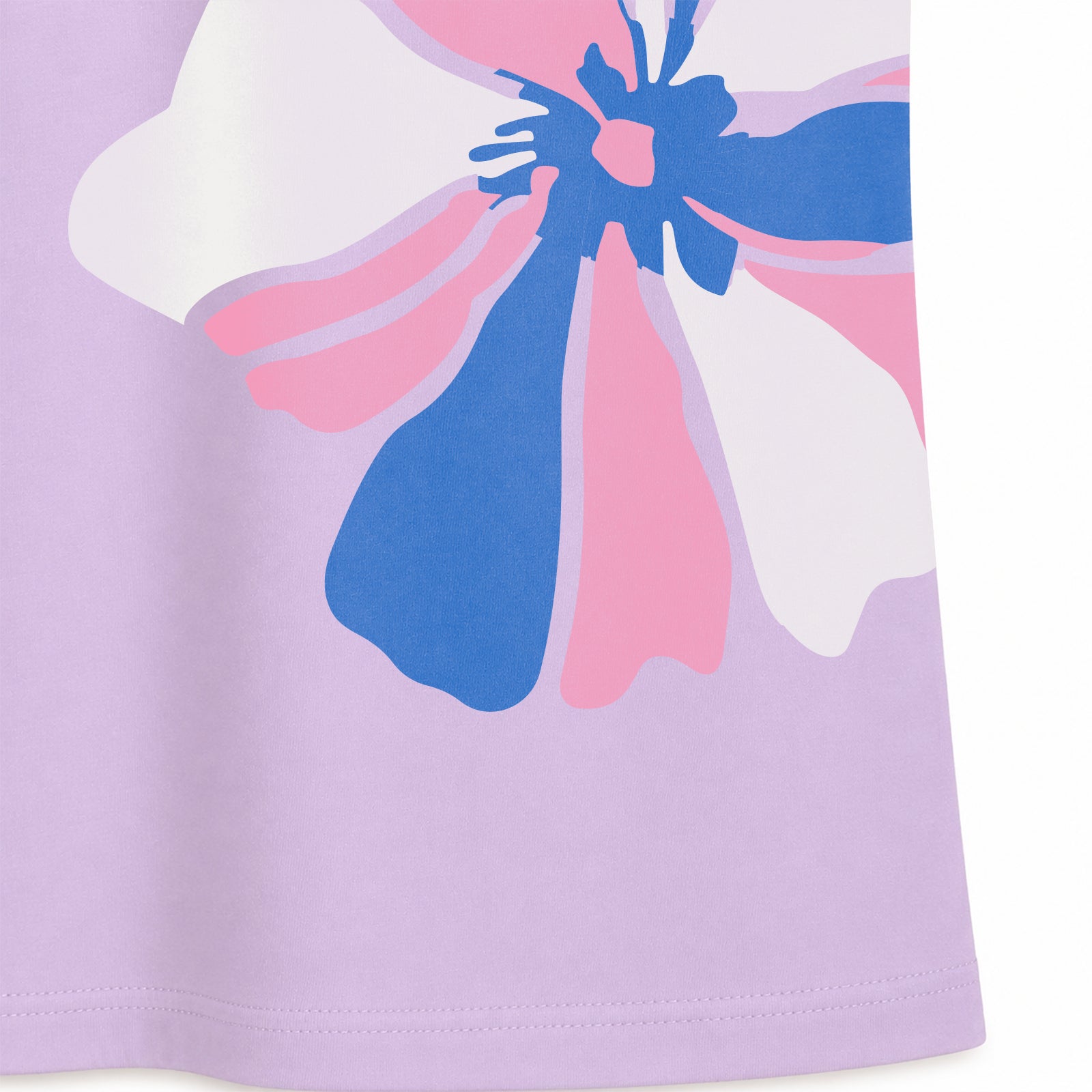 Floral T-shirt Dress & Inner Shorts Set