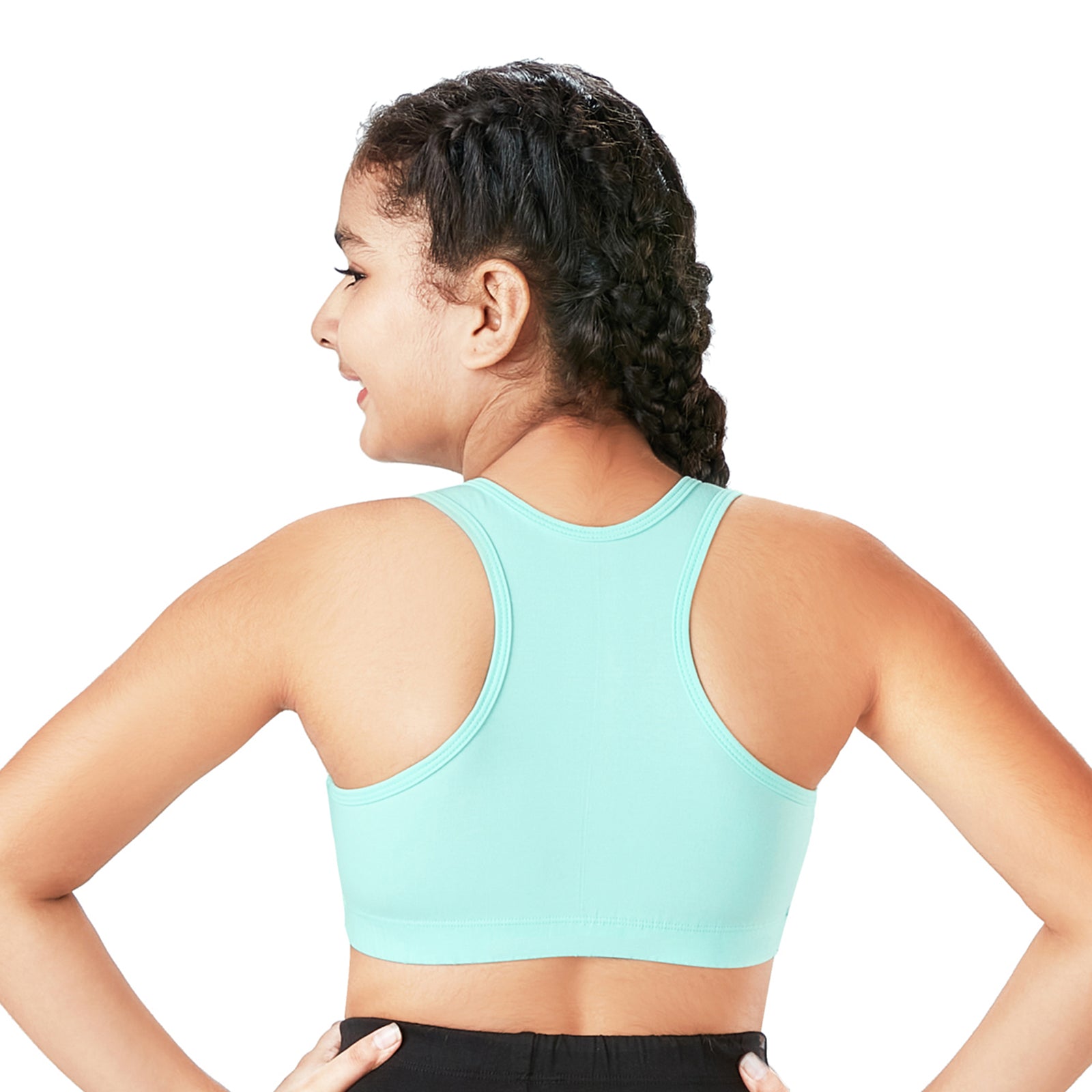 Diamond Double Layered Sports Bra - Racer Back
