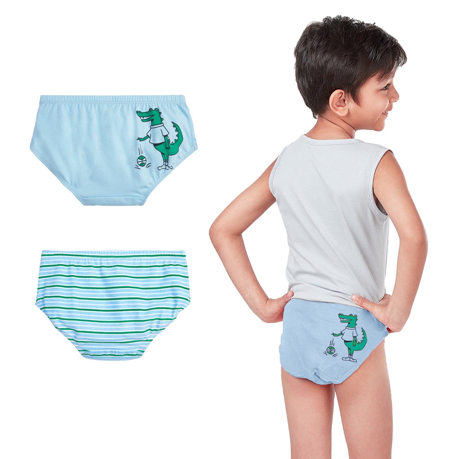 Crocodile 2-Pack Boy Underwear