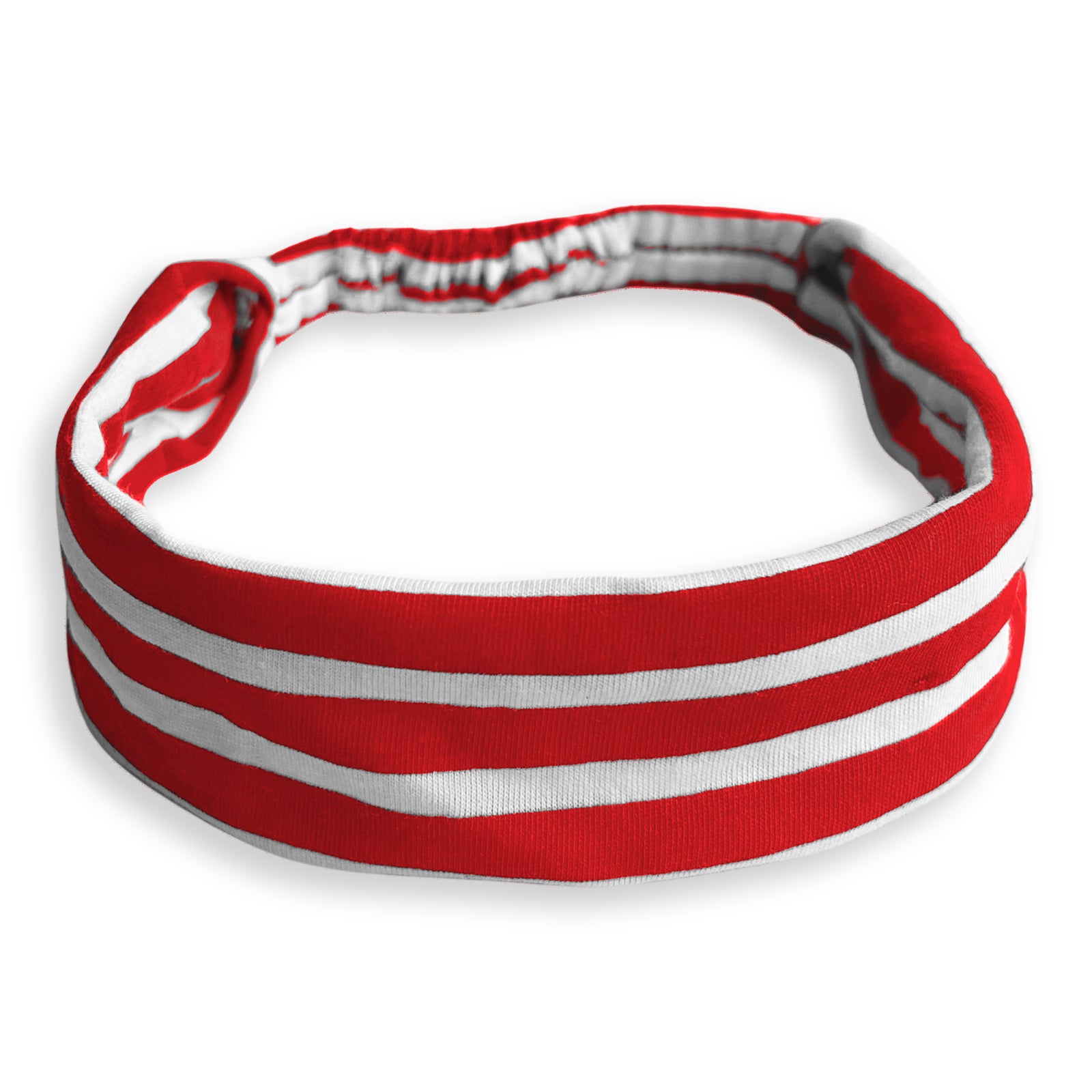 Red & White Striped Headband