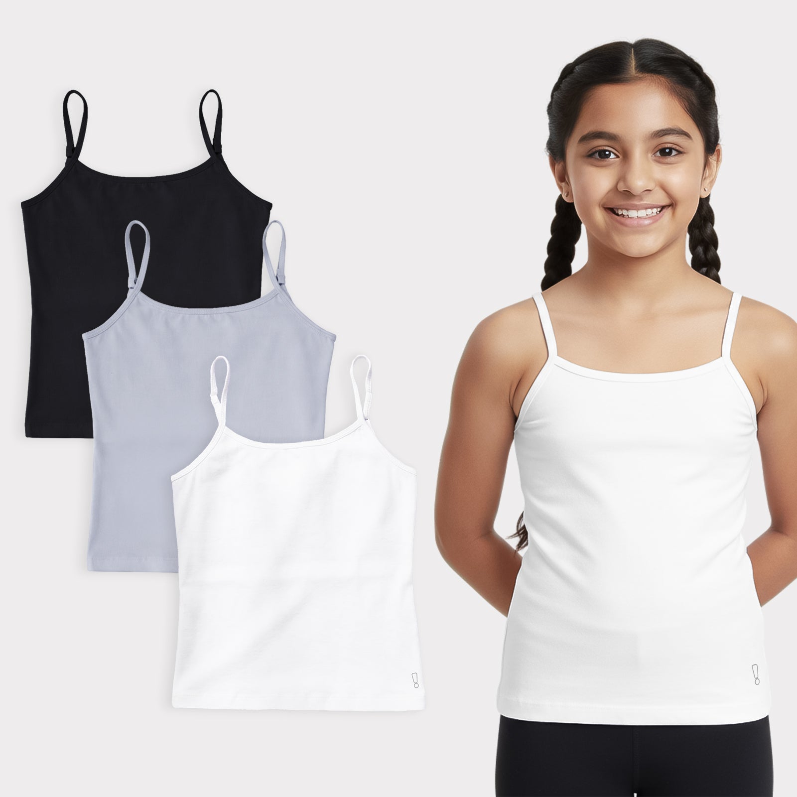 Basics 3-pack Padded Camisoles