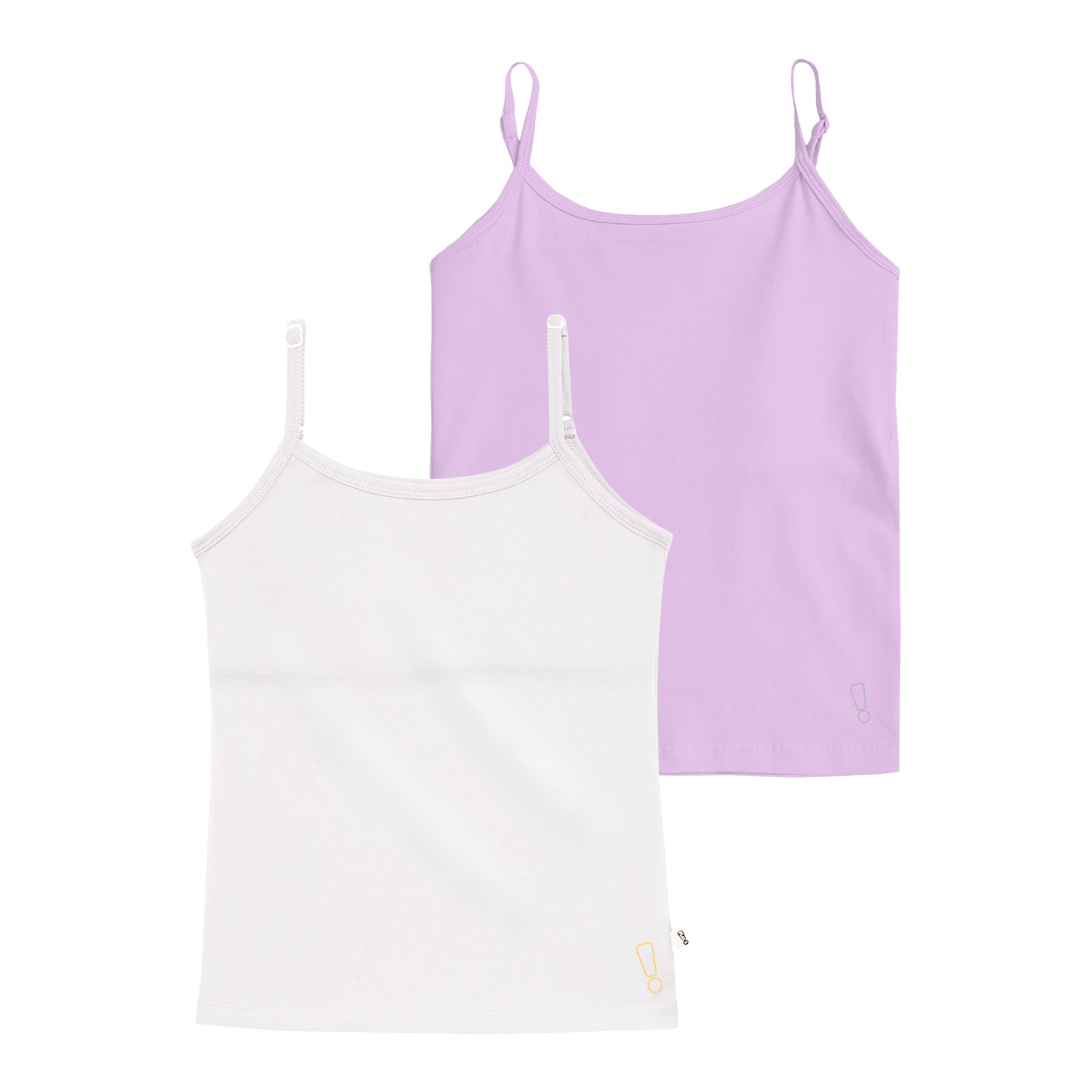 White & Lavender 2-Pack Padded Camisoles