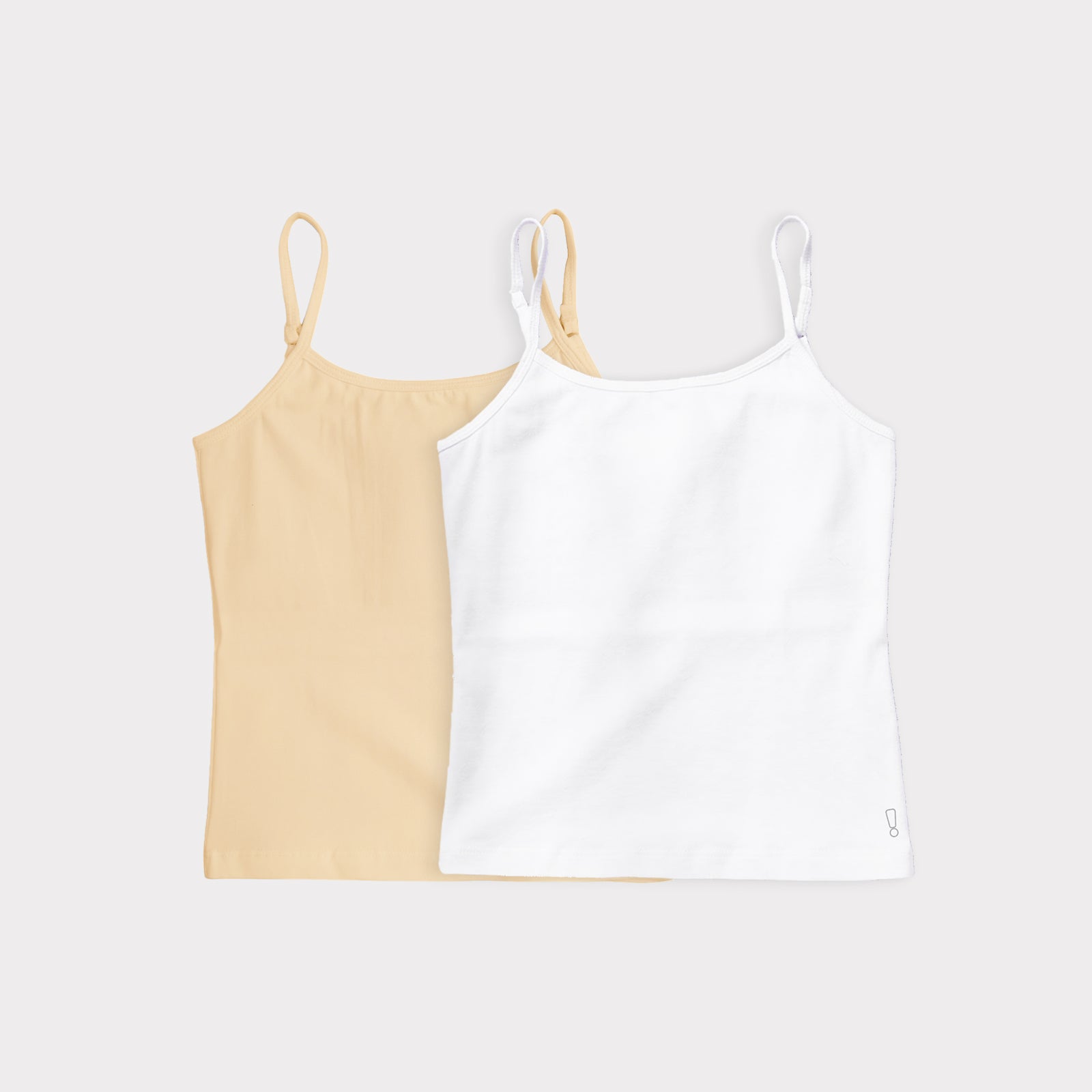 White & Skin 2-Pack Padded Camisoles