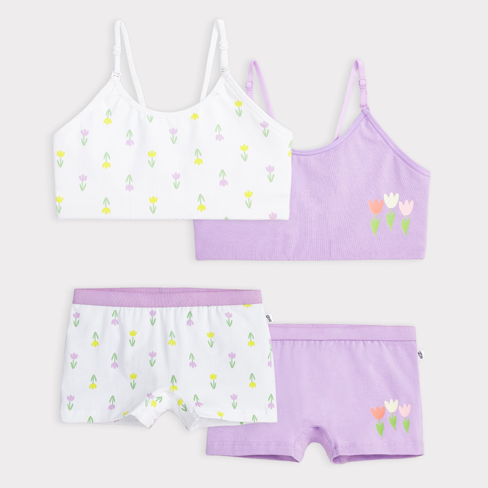Tulip 4-Pack Training Bras & Trunks Set