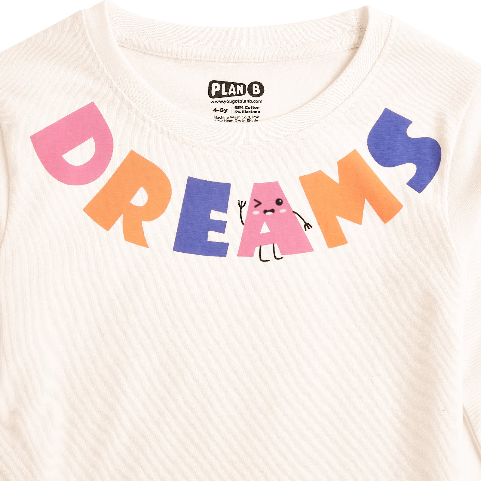 Dreams White Full Sleeve T-Shirt