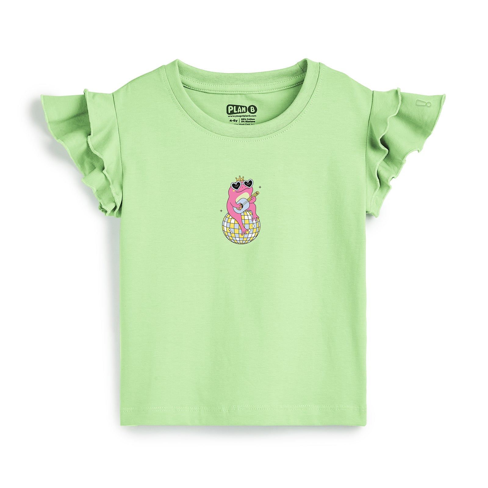 Green Froggy Frill T-shirt