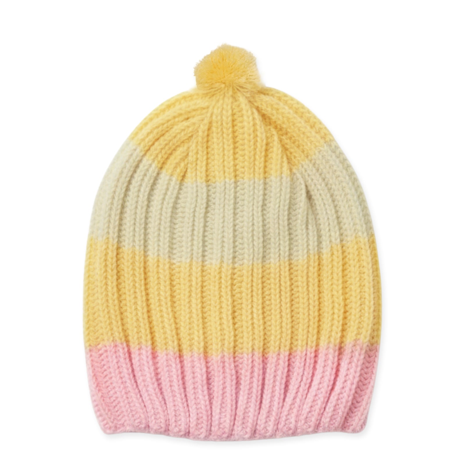 Three Coloured Stripe Knit Beanie