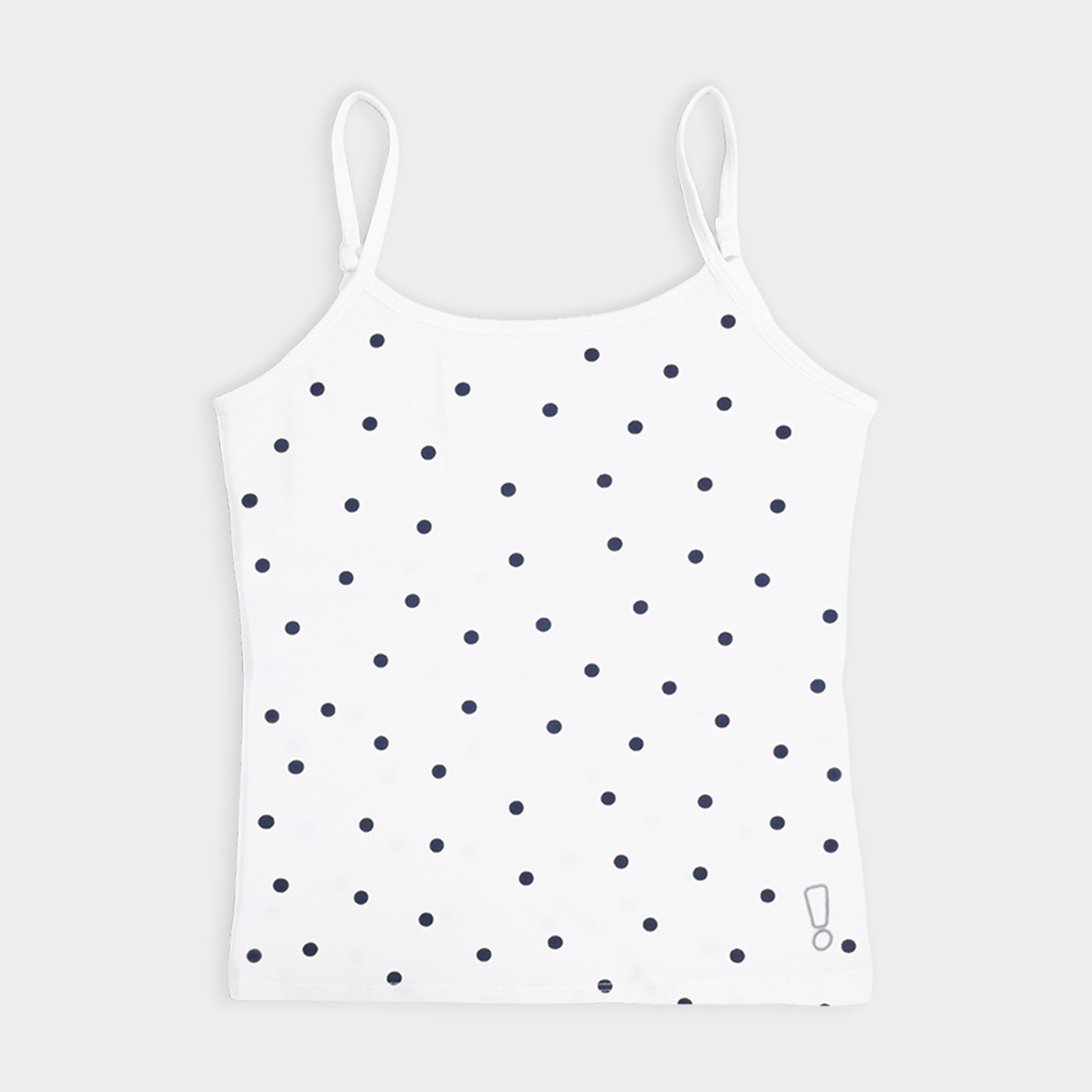 White Polka Camisole