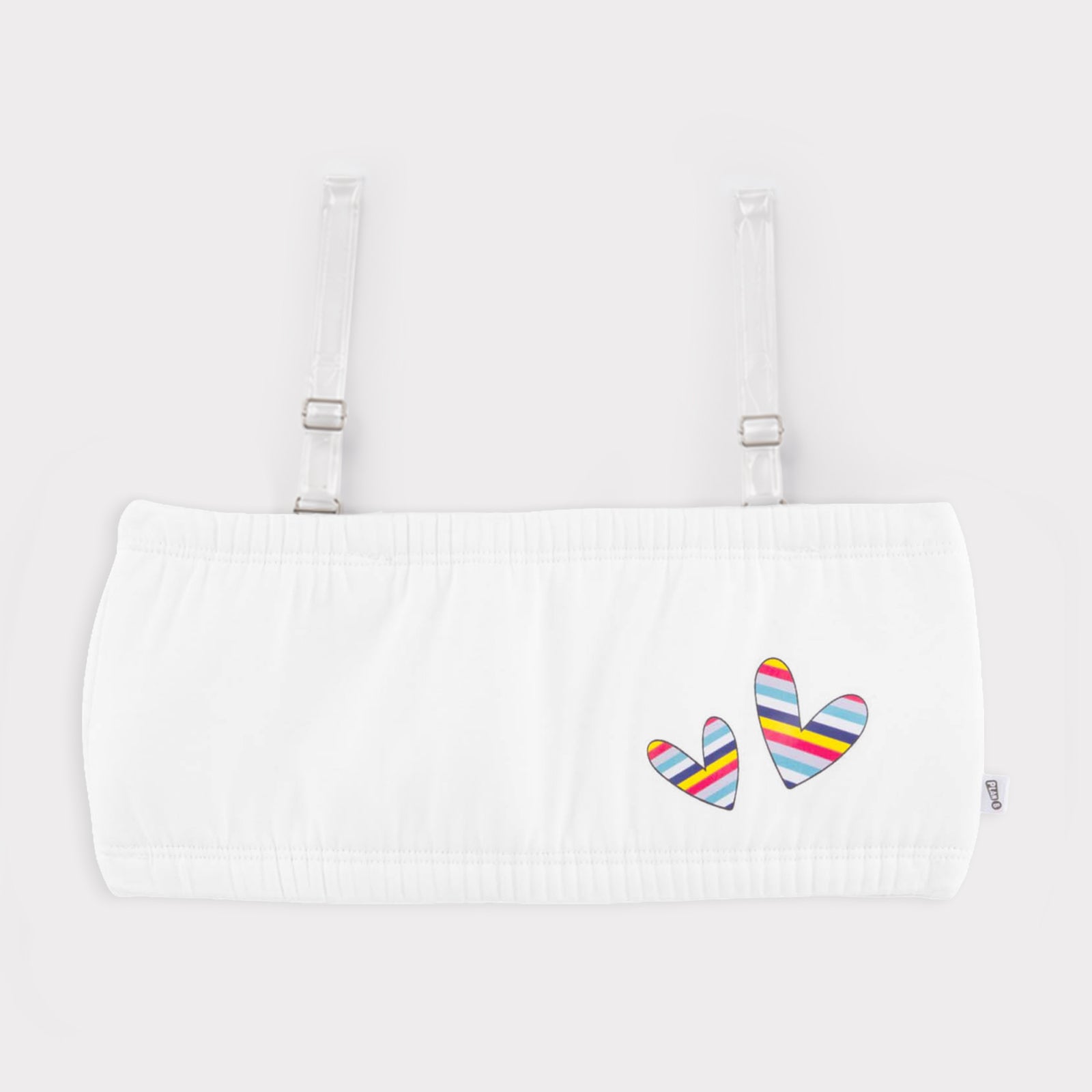 Lightly Padded Tube Bra with Removable Straps - Heart to Heart
