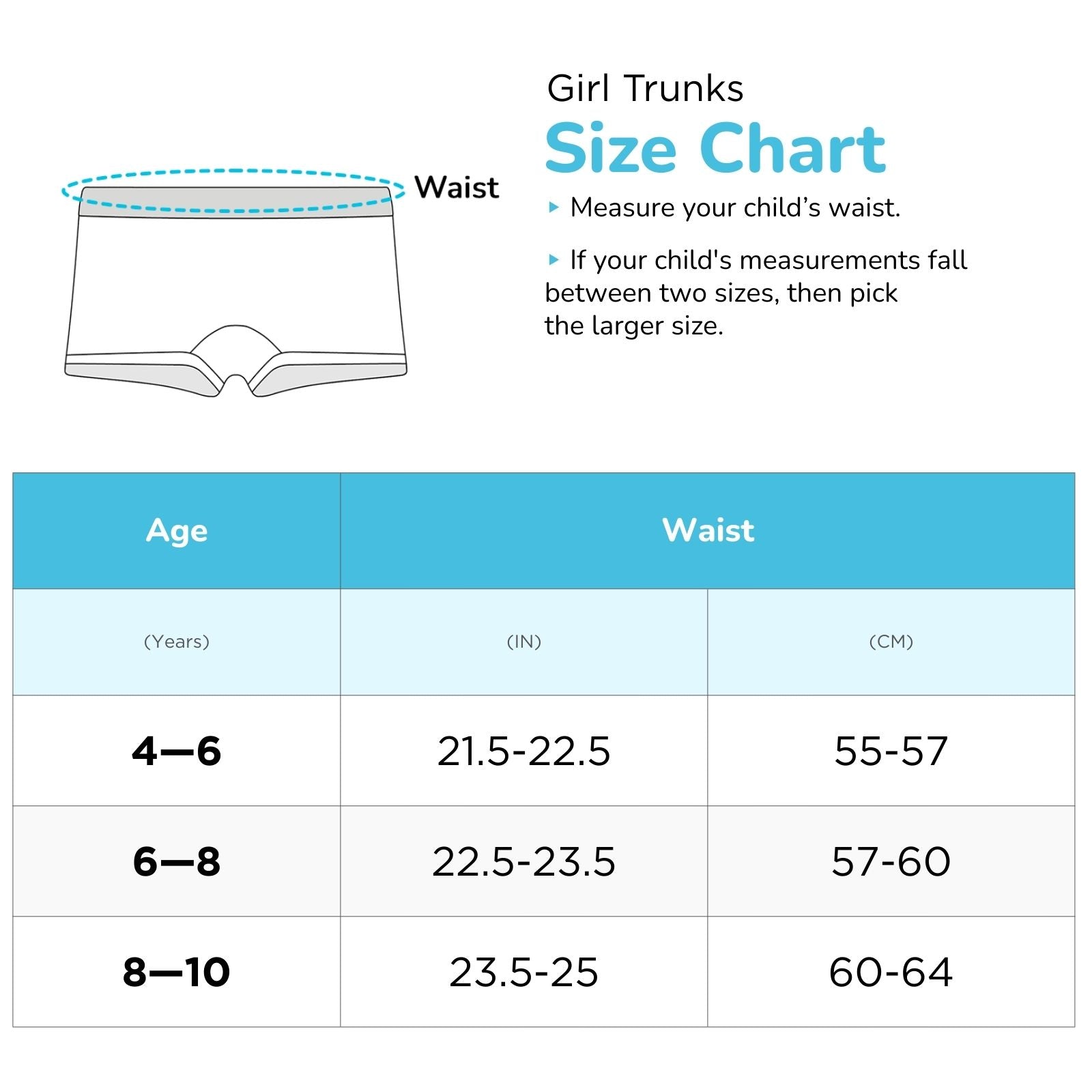 Mint Teddy Girl Trunks