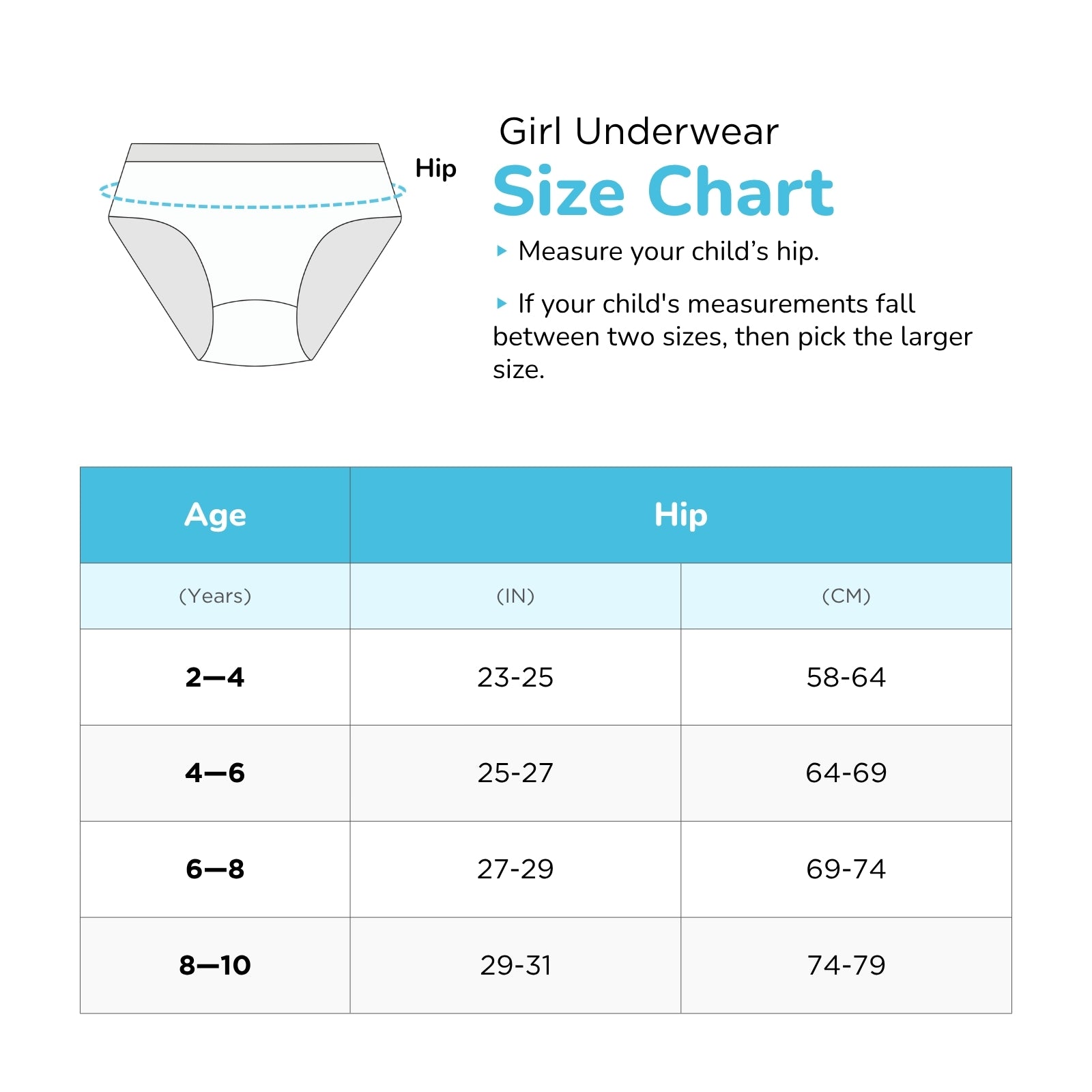 Basic 3-Pack Preteen Hipsters
