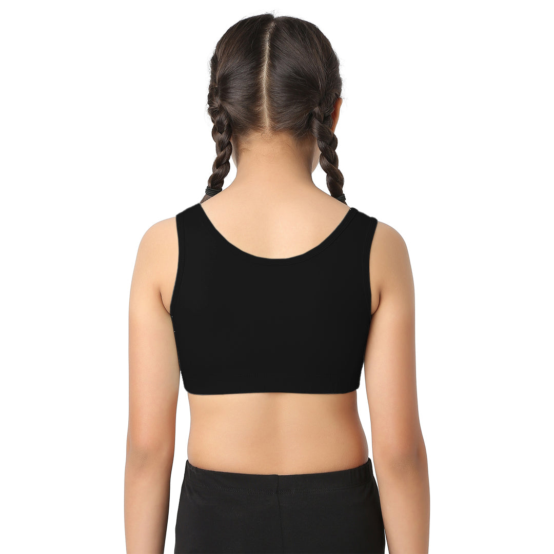 Good Vibes Double Layered Sports Bra - Racer Back