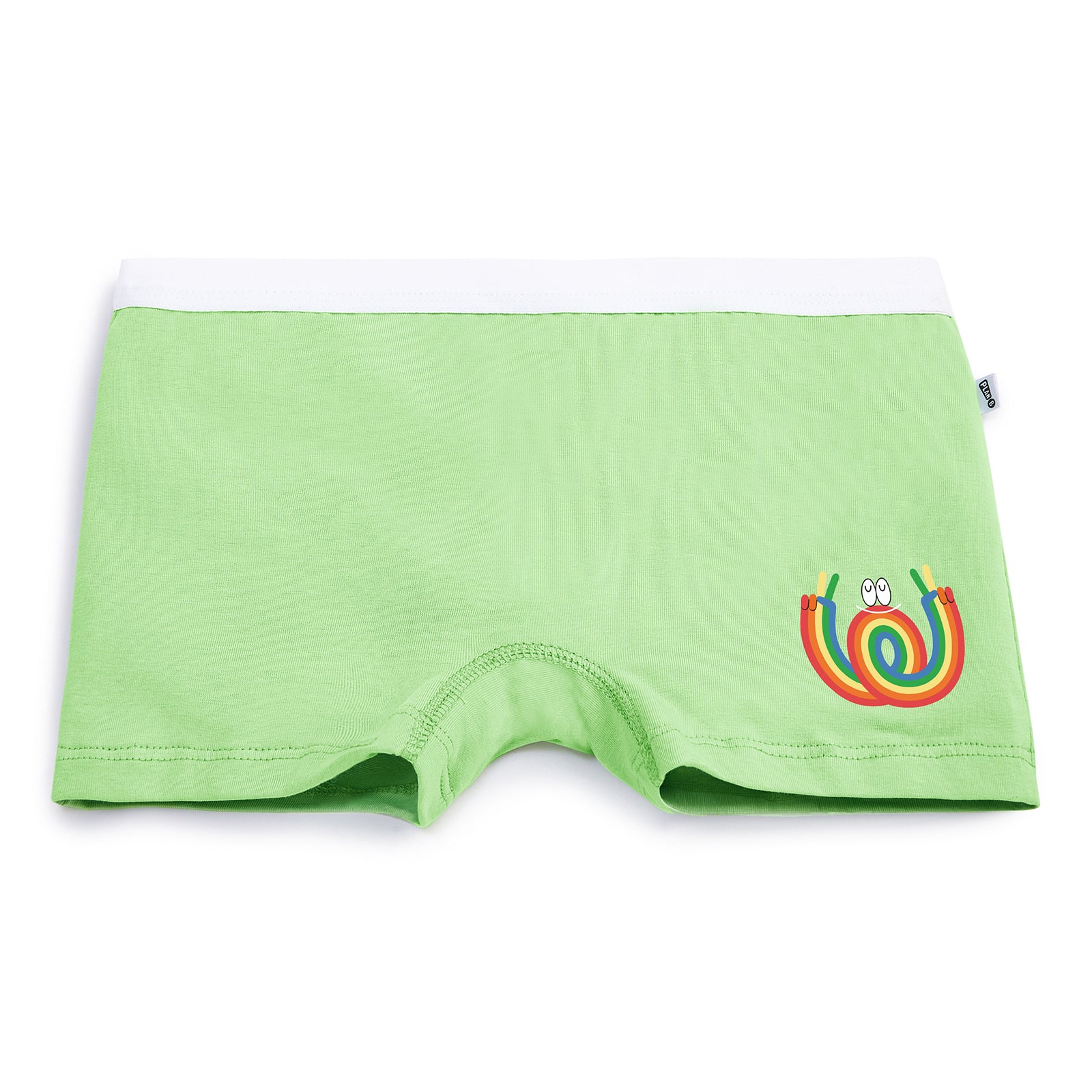 Green Rainbow Girl Trunks