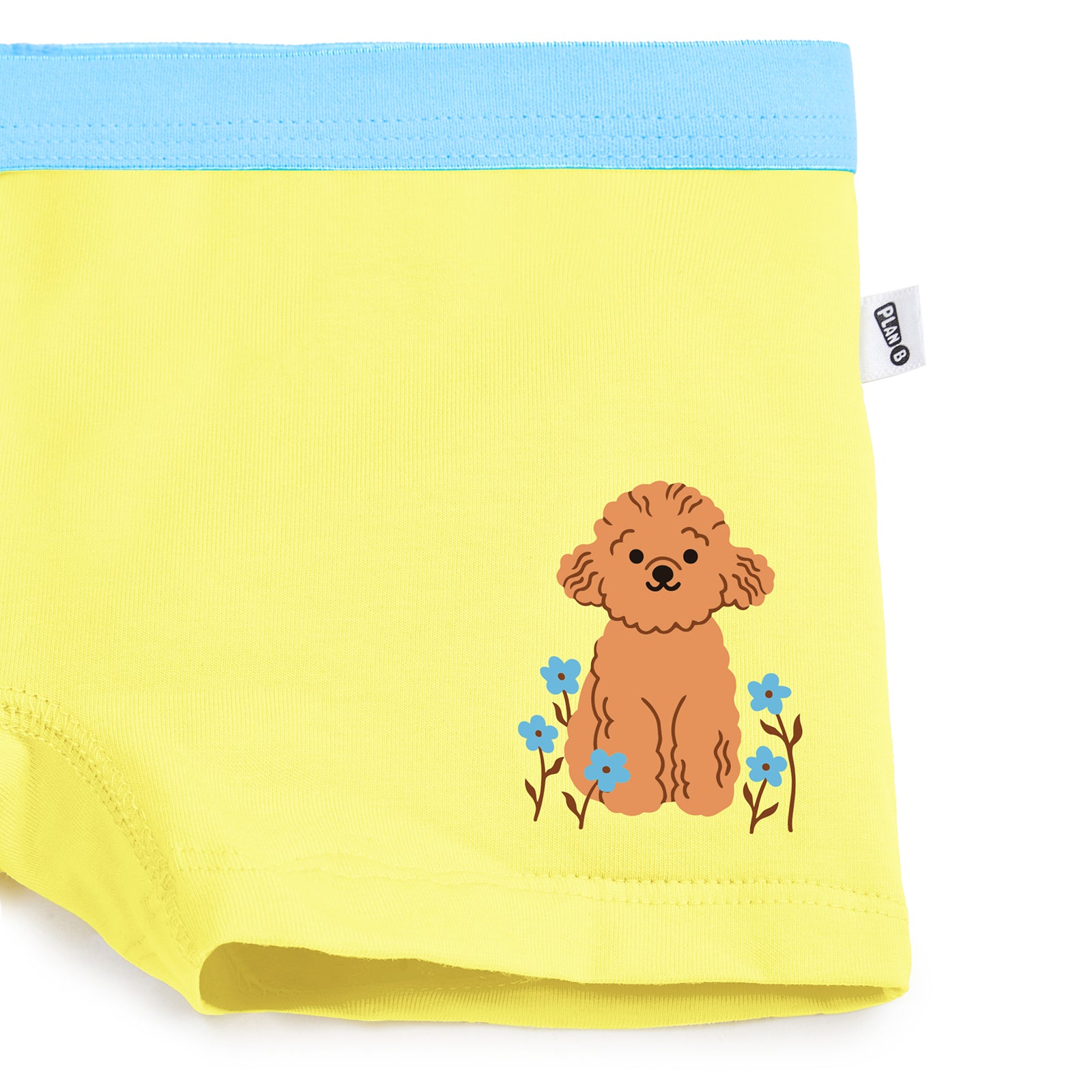 Yellow Puppy Girl Trunks