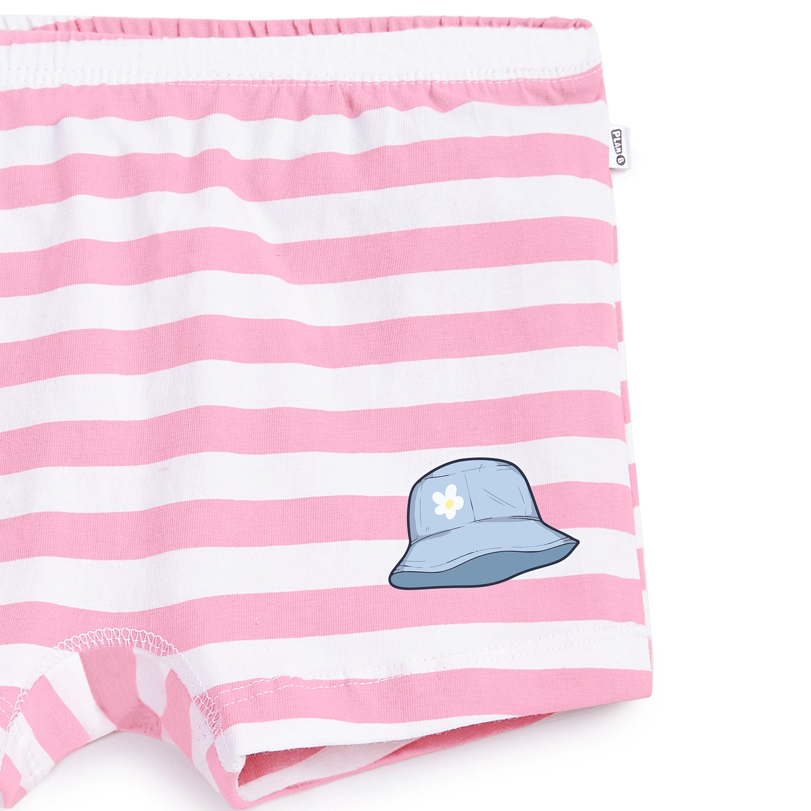 Pink Stripes Girl Boxer