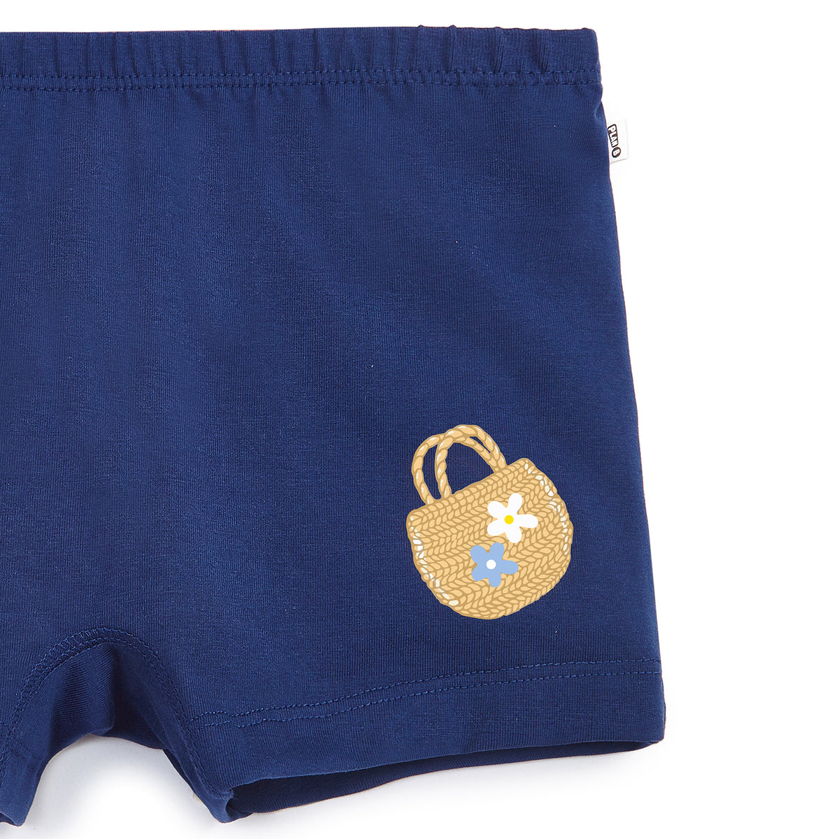 Navy Basket Girl Boxer
