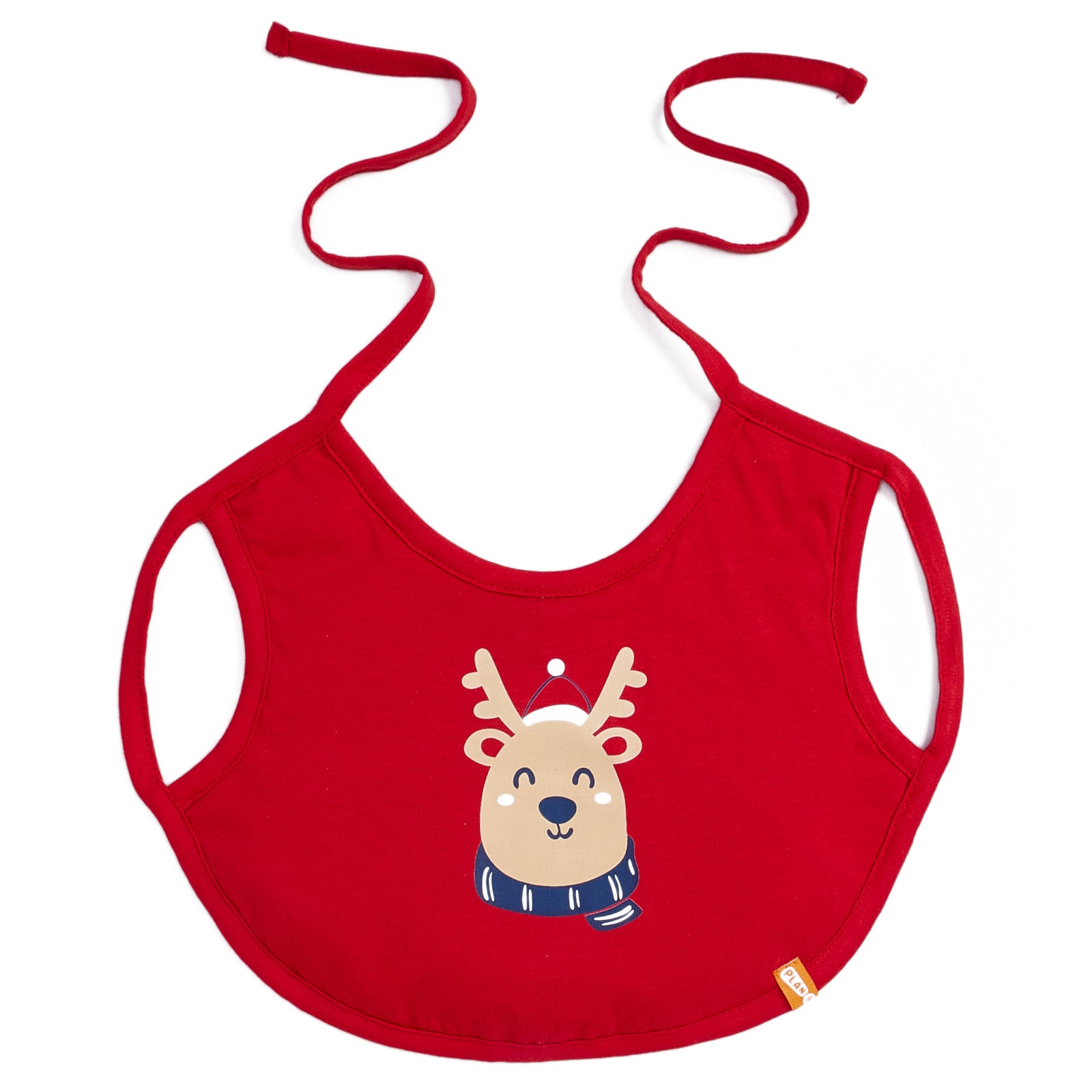 Reindeers Reversible Bib