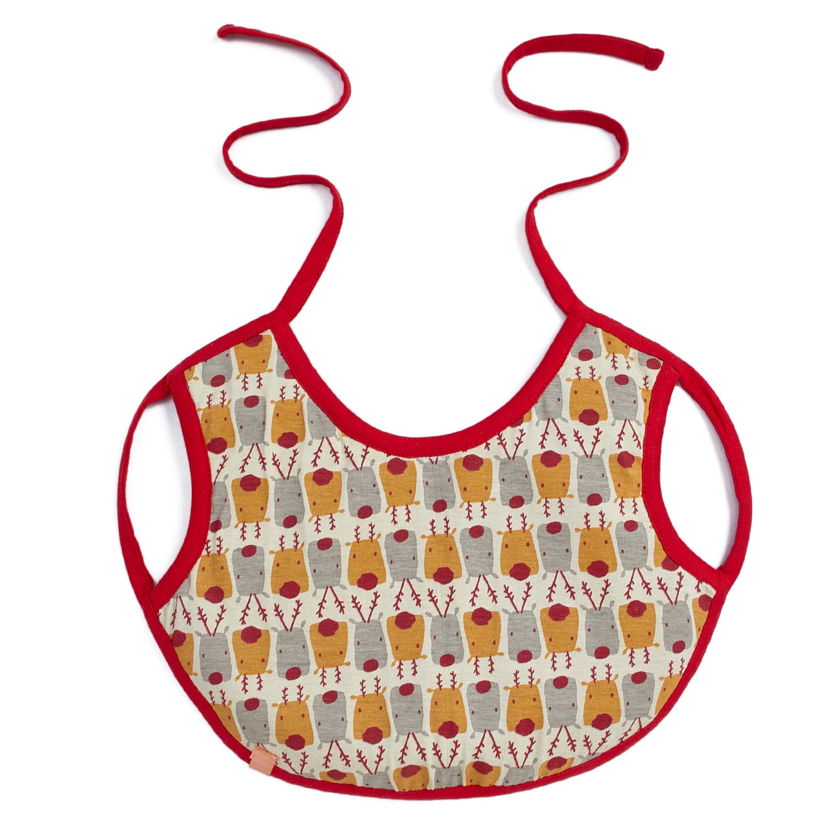 Reindeers Reversible Bib