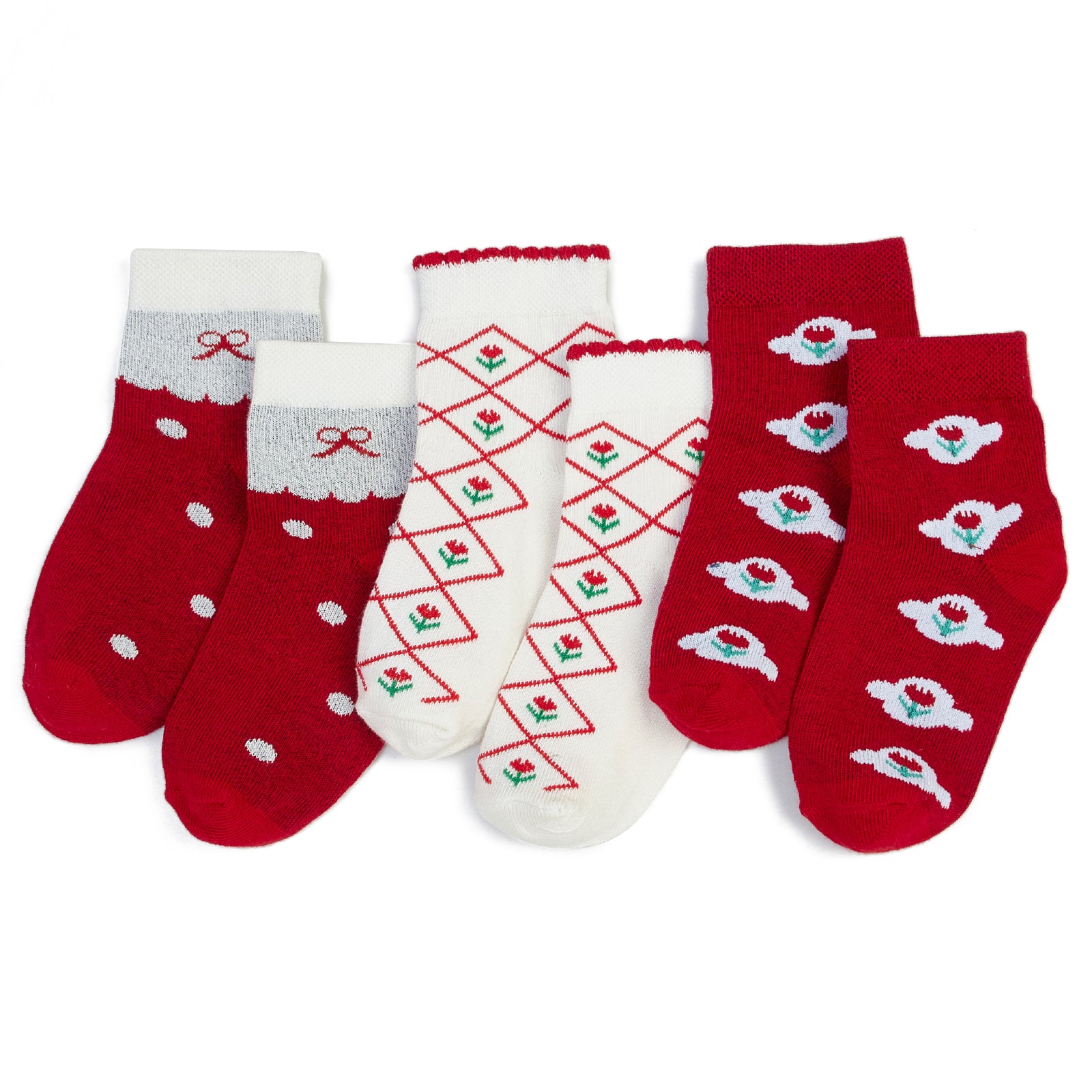 3-Pack Xmas Socks