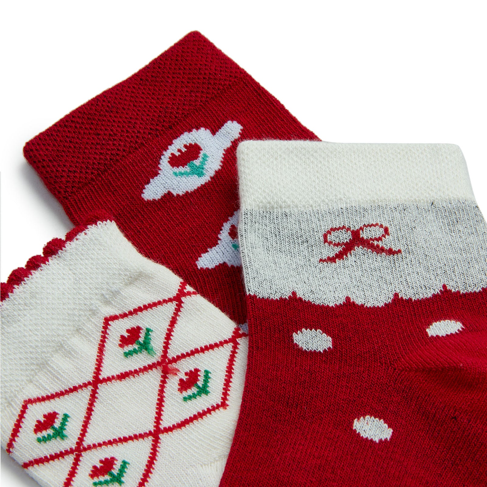 3-Pack Xmas Socks
