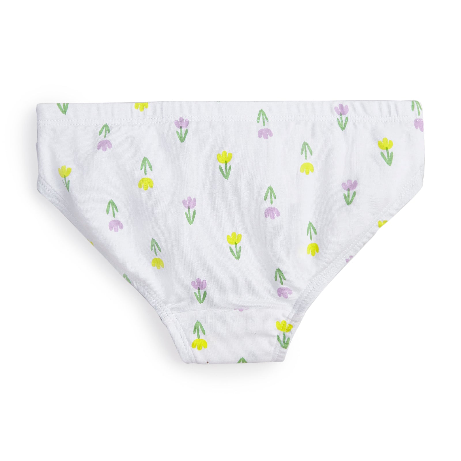 Tulips White Low Waist Panty