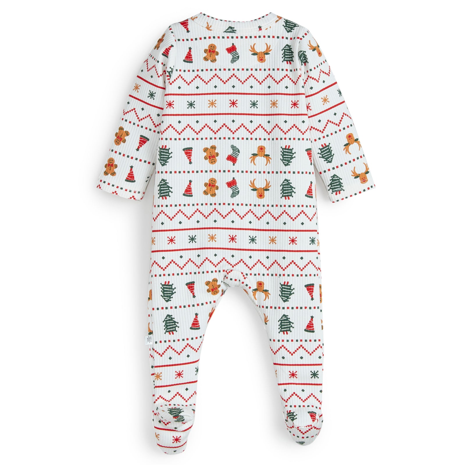 White Xmas Thermal Romper