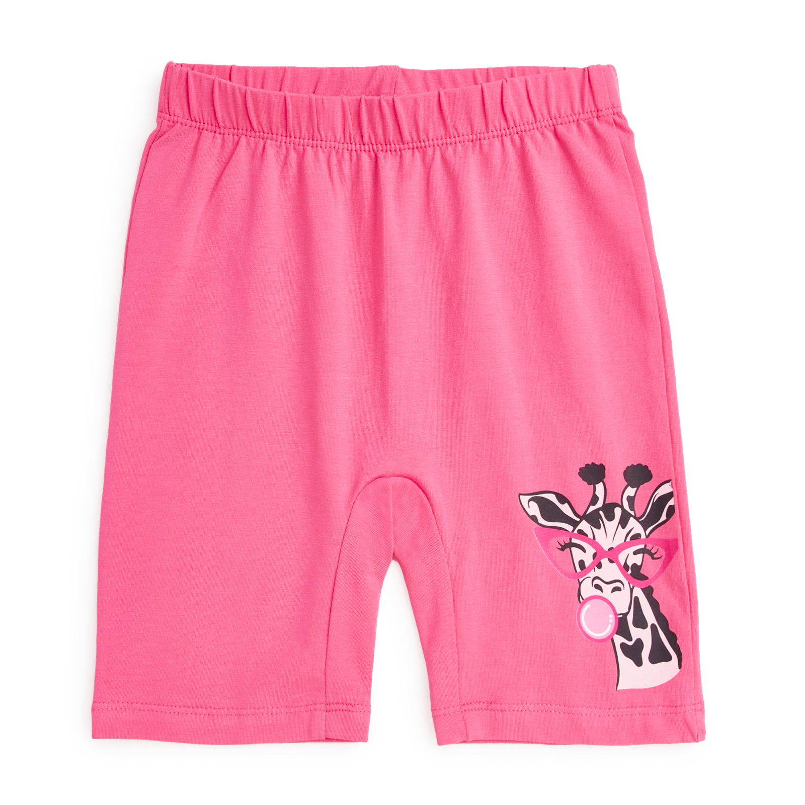 White Tshirt and Cycling Shorts Set