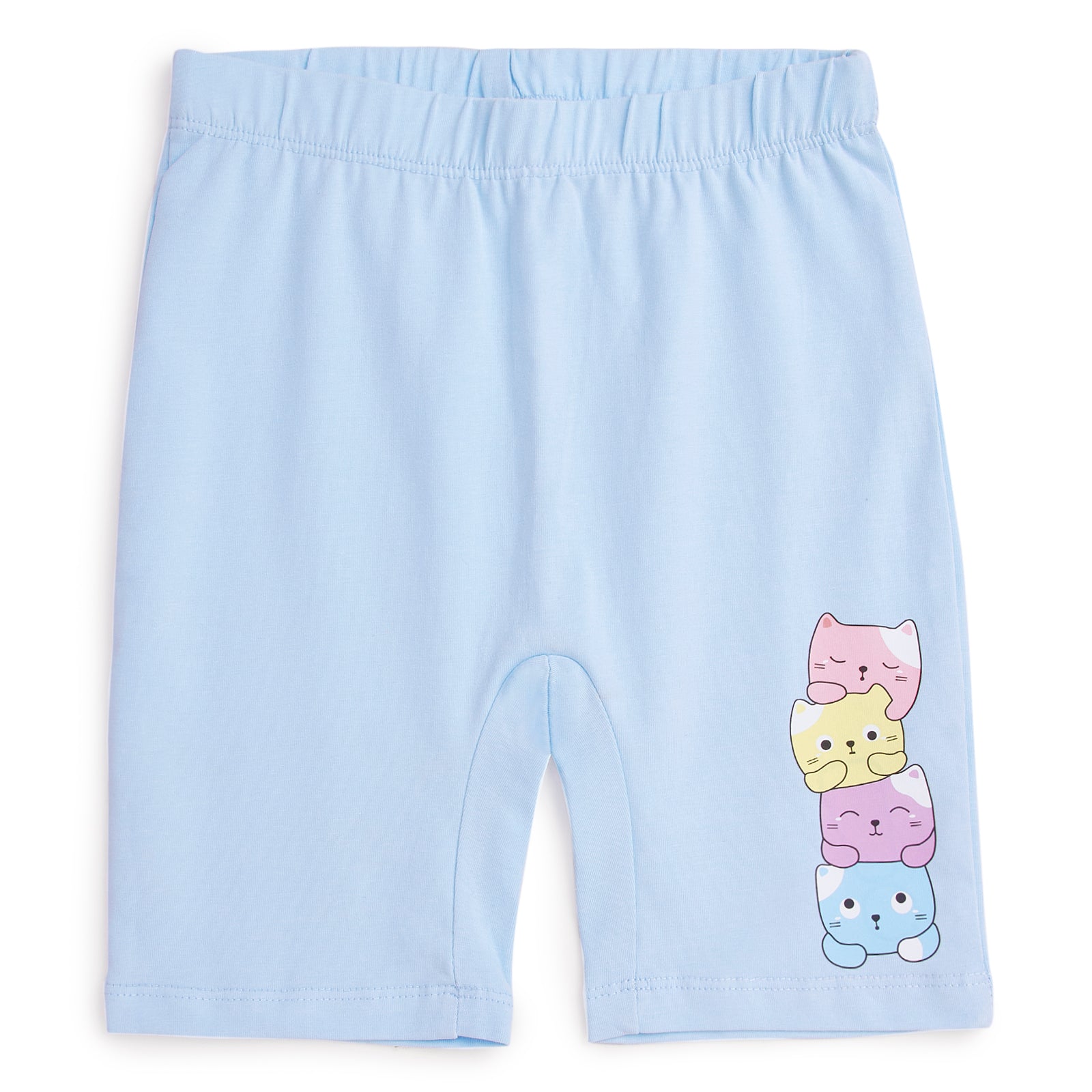 Pink Tshirt and Cycling shorts set