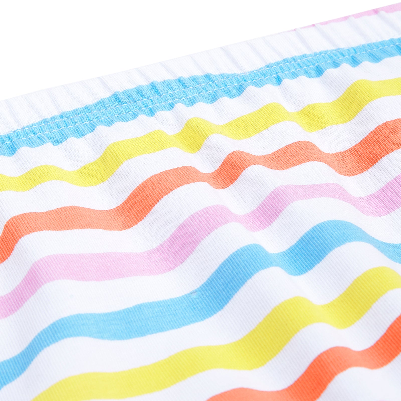 Multi Coloured Striped Girl Boxer