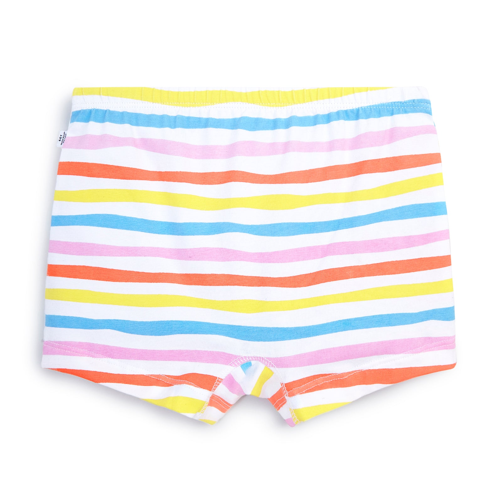 Multi Coloured Striped Girl Boxer