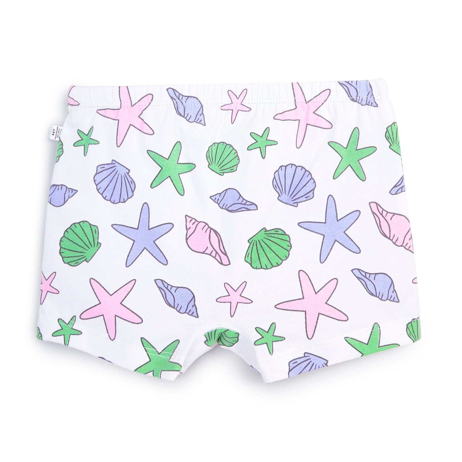 White Sea Shells Preteen Boxer