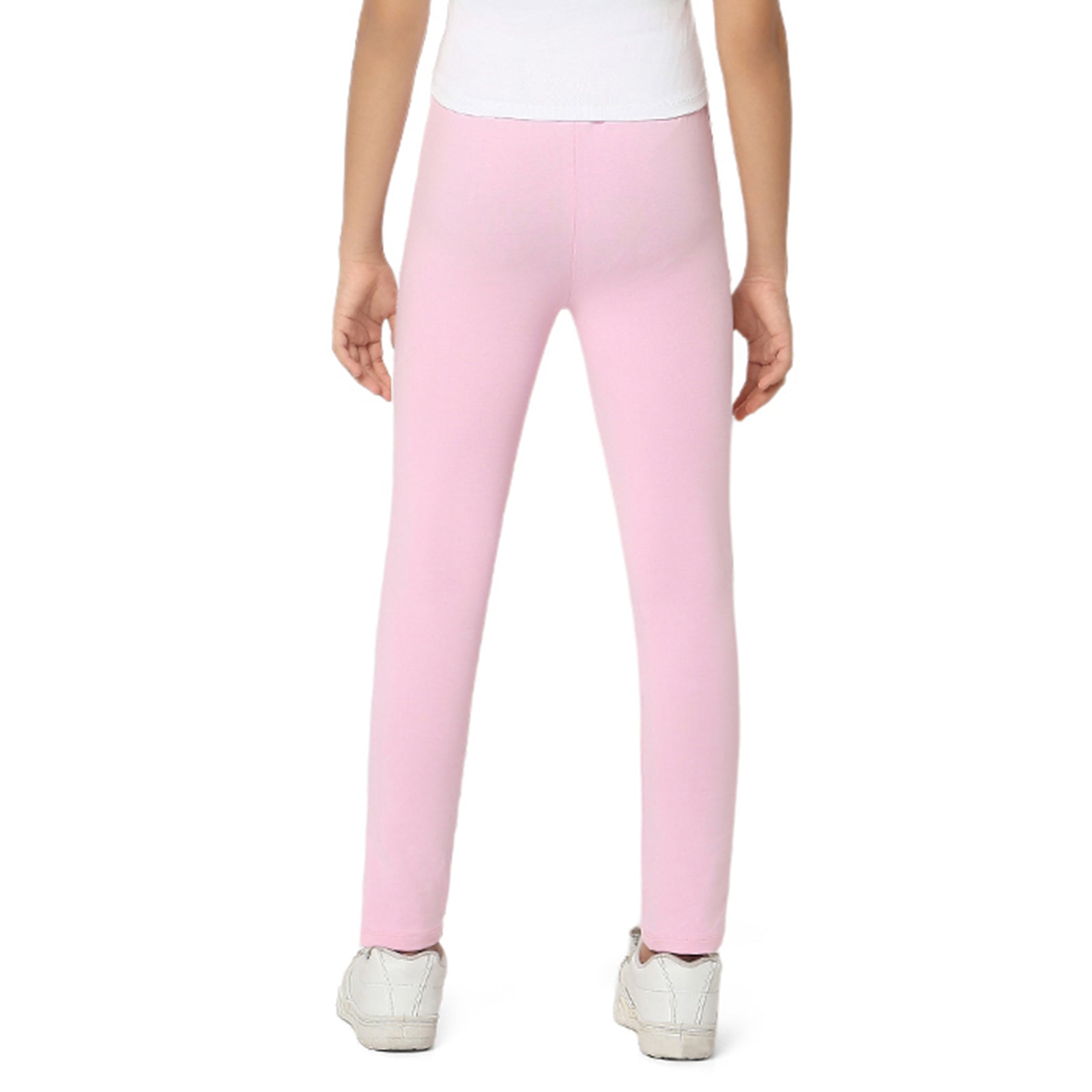 Pink & White Leggings