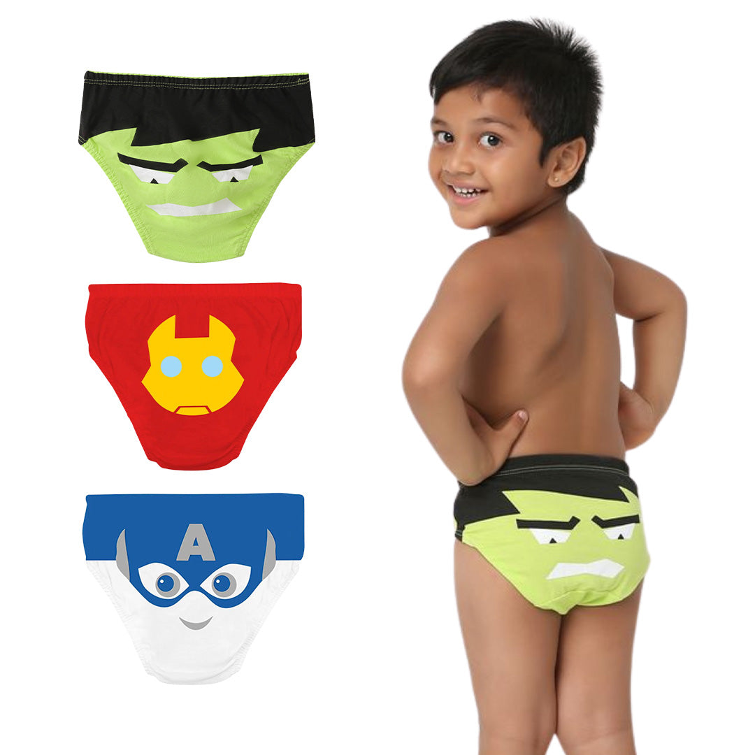 Marvel-ous Men 3-Pack Boy Underwear