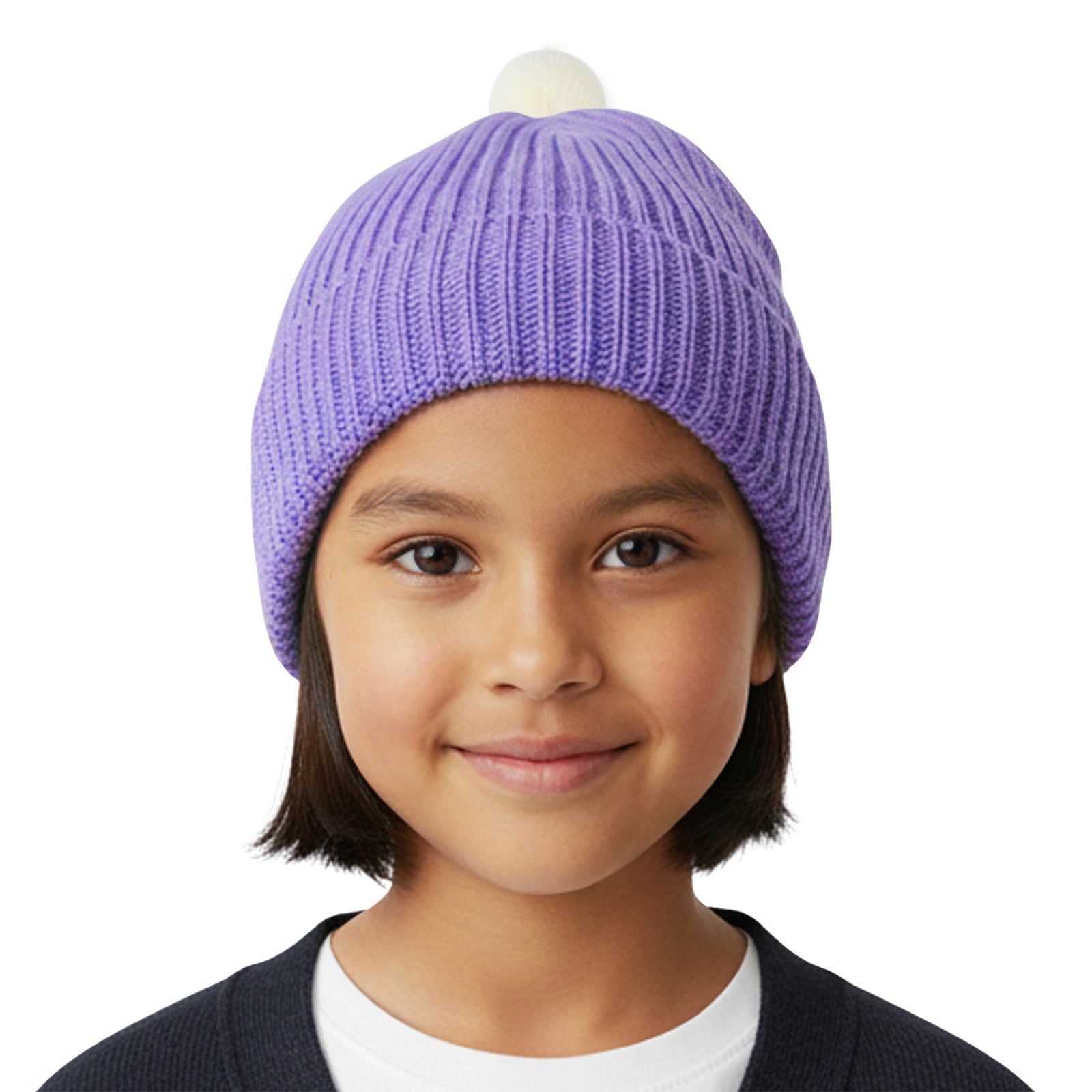 Purple Knit Beanie