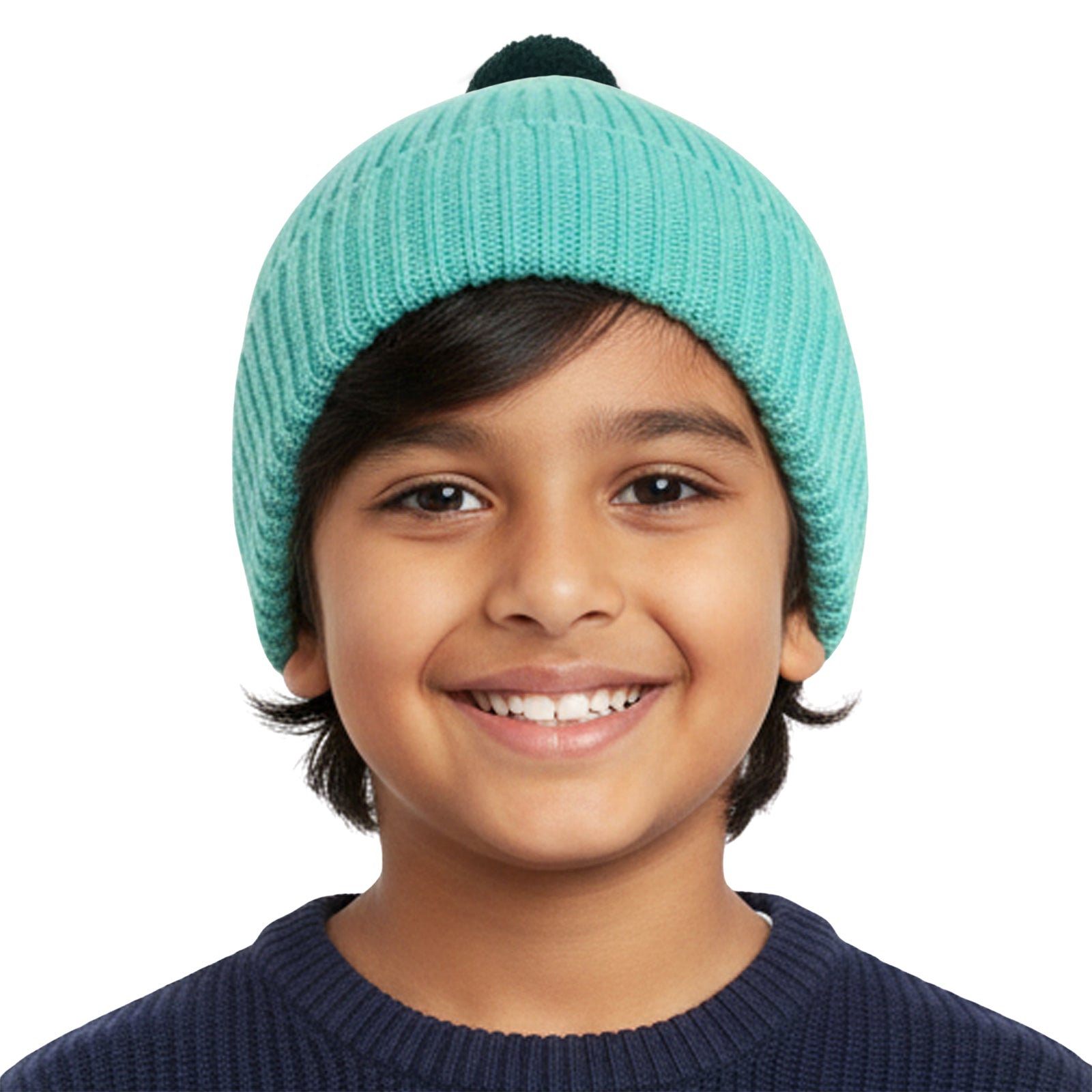 Light Blue Knit Beanie
