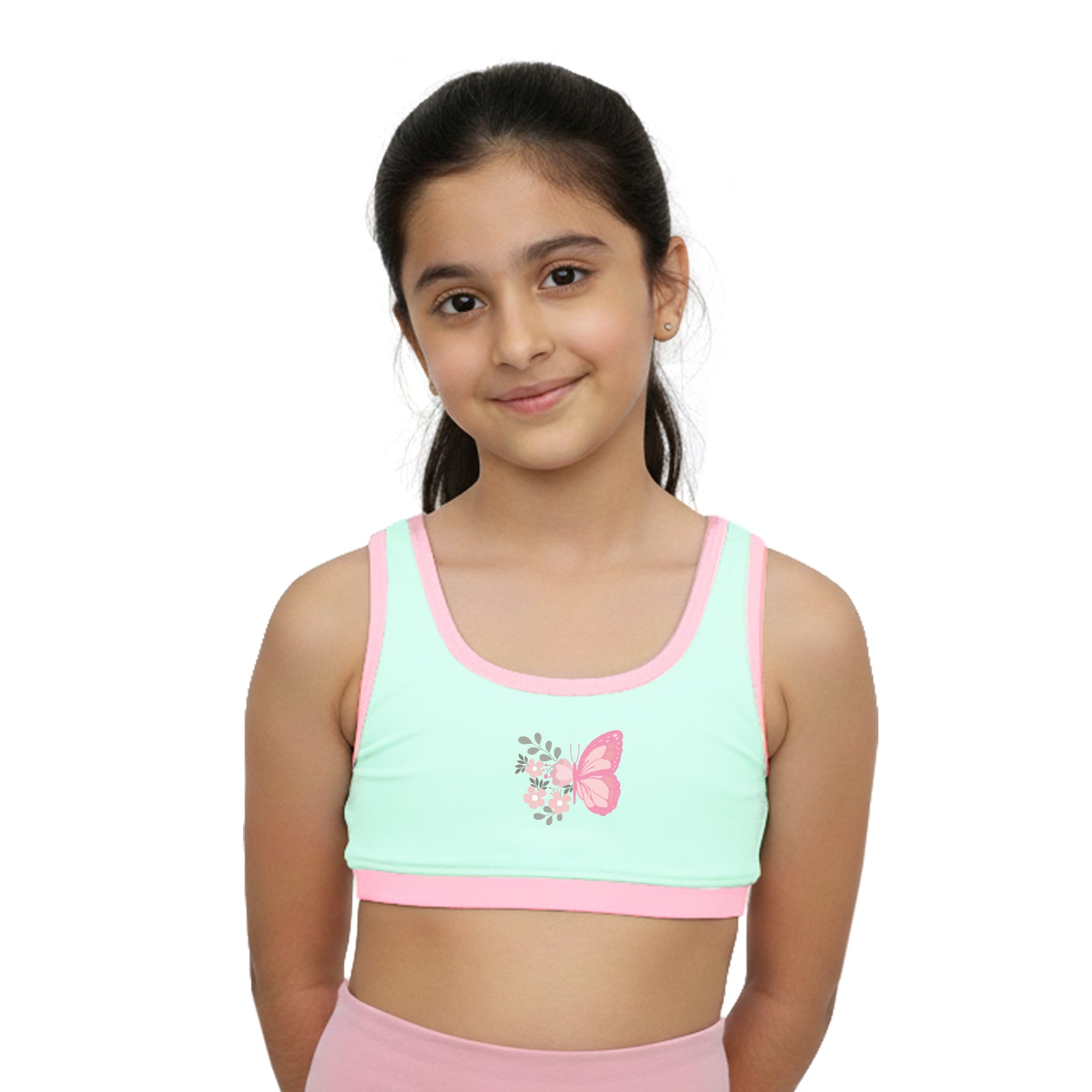 Butterfly Double Layered Sports Bra