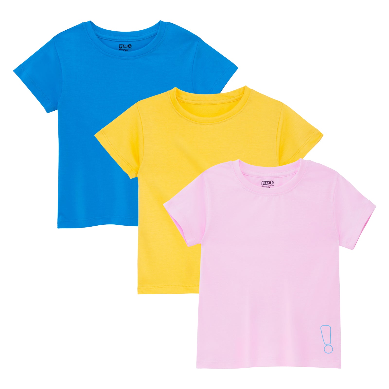 Multicolour Girl Tee 3-Pack Set
