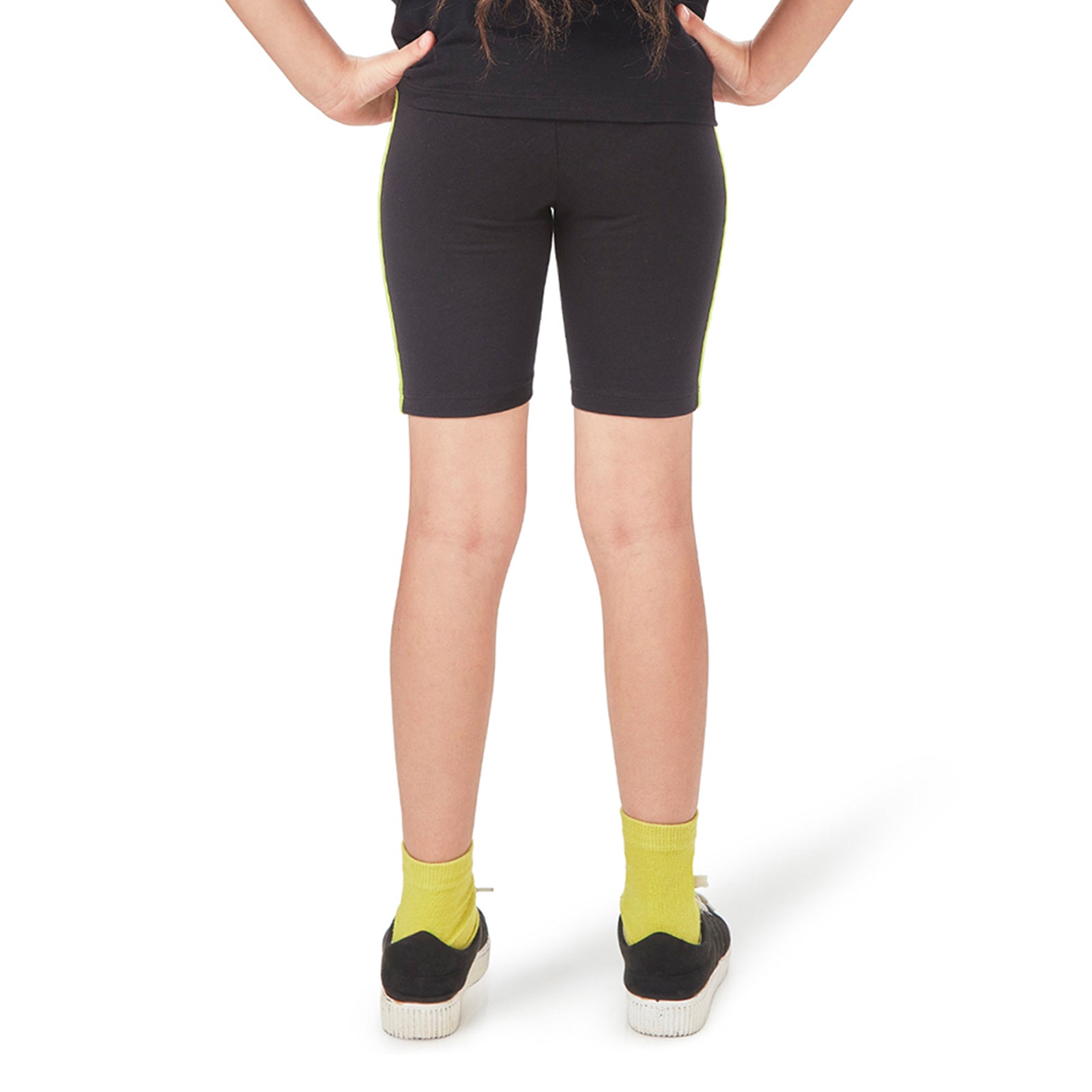 Black Neon Cycling Shorts