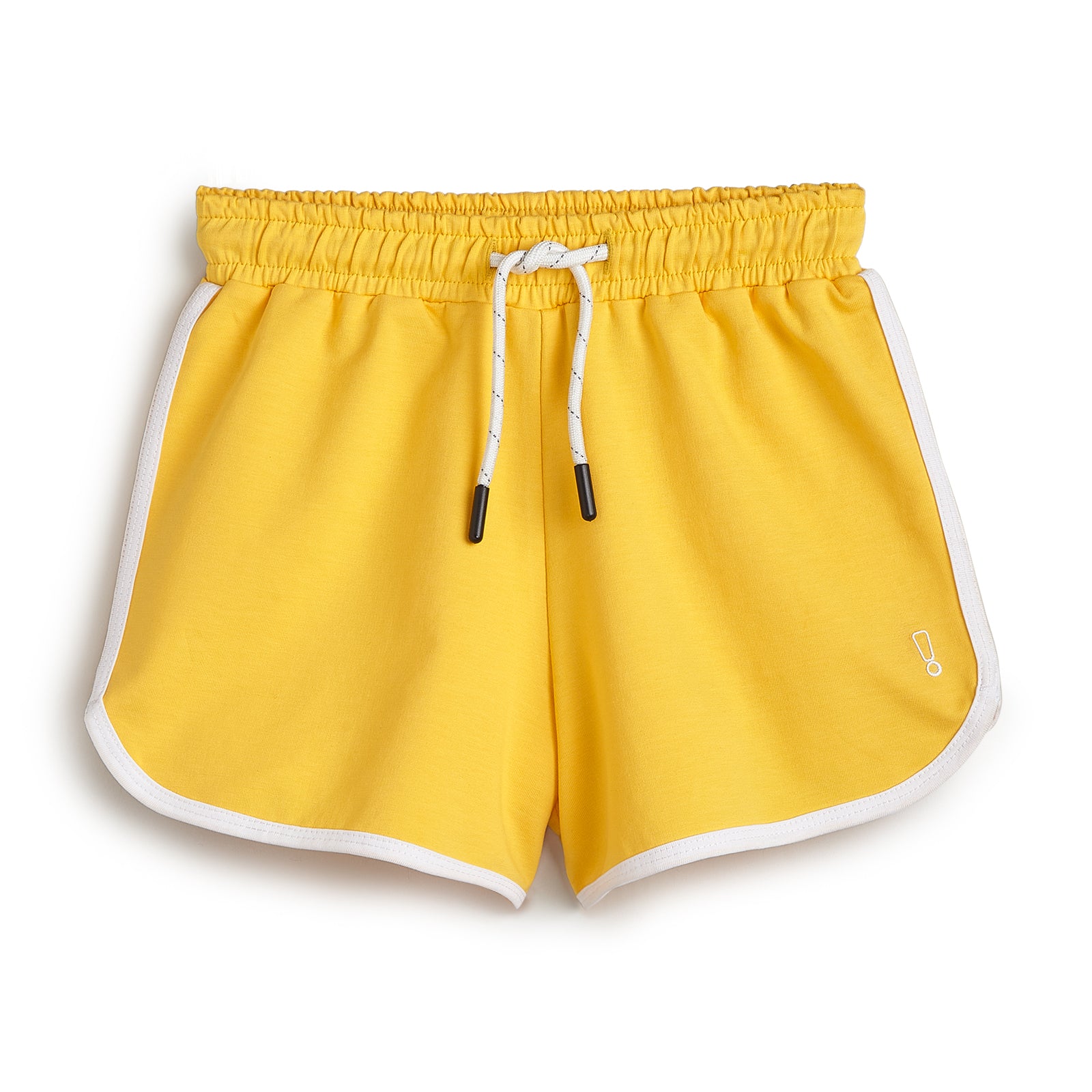 Blue Tshirt and Yellow Runner Shorts Set