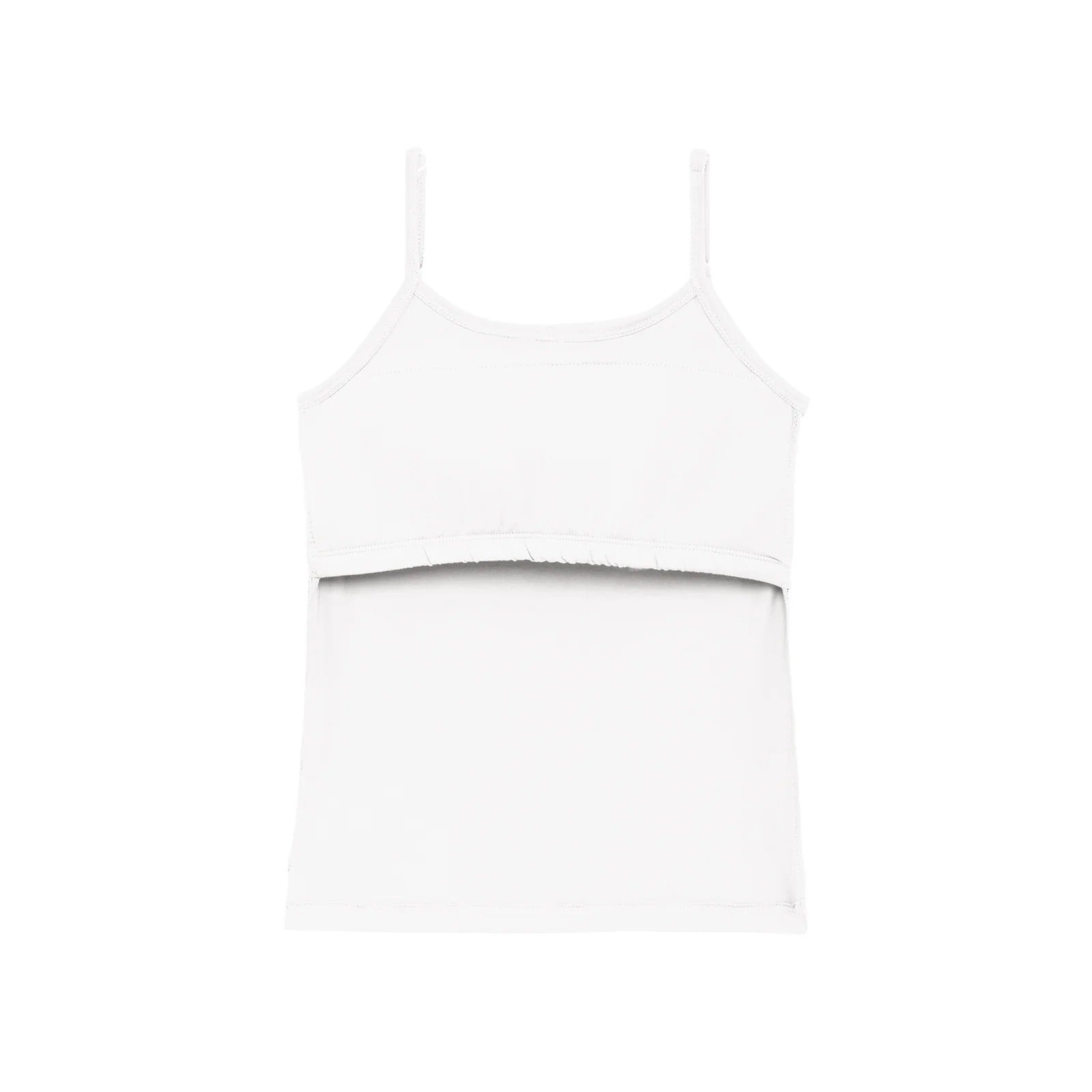 White, lavender & Bubblegum Pink 3-Pack Padded Camisoles