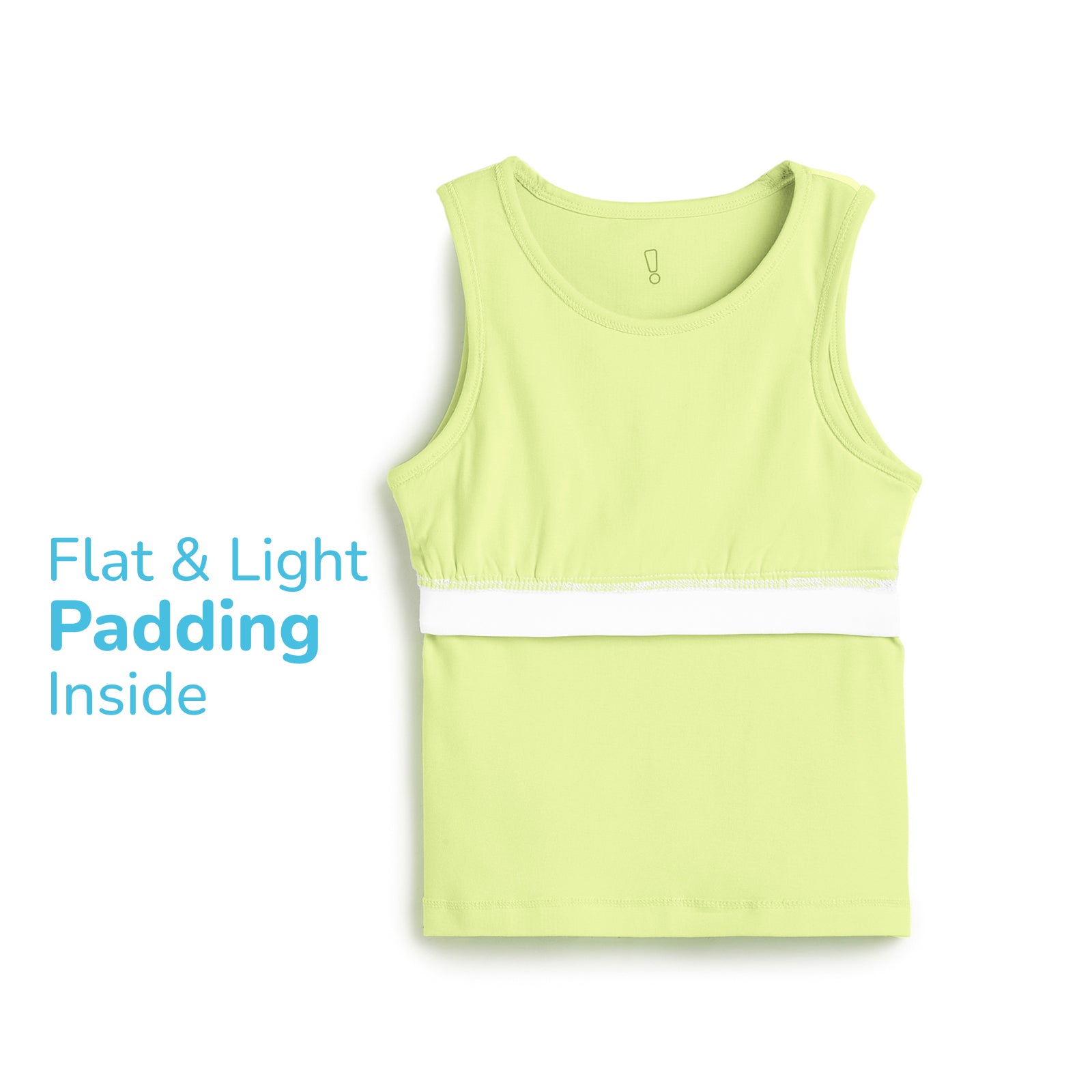 Light Green Sleeveless Padded Top