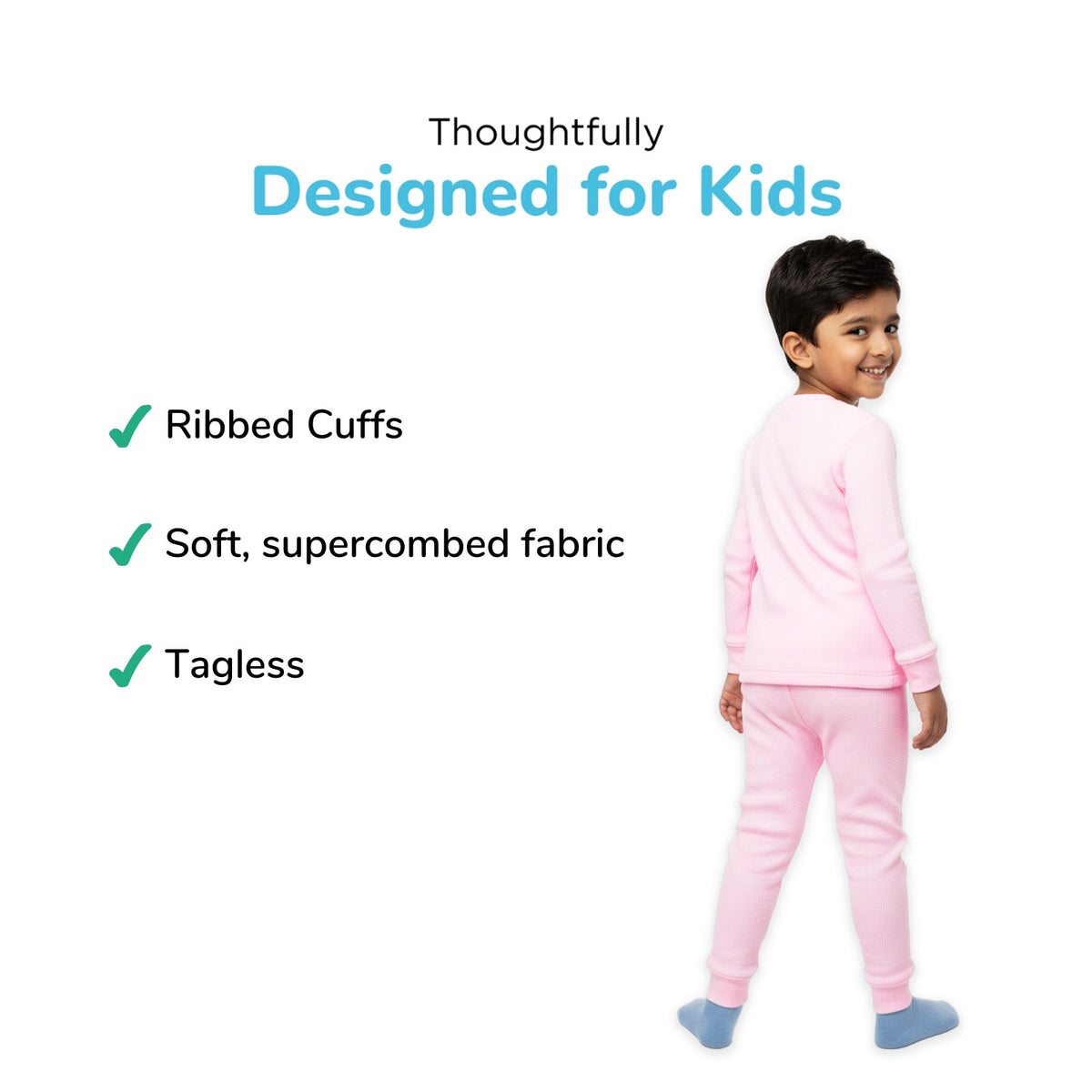 Pink Thermal Set For Boys