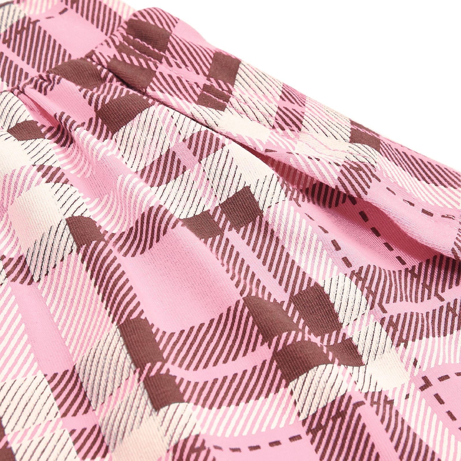Pink Plaid Skeggings