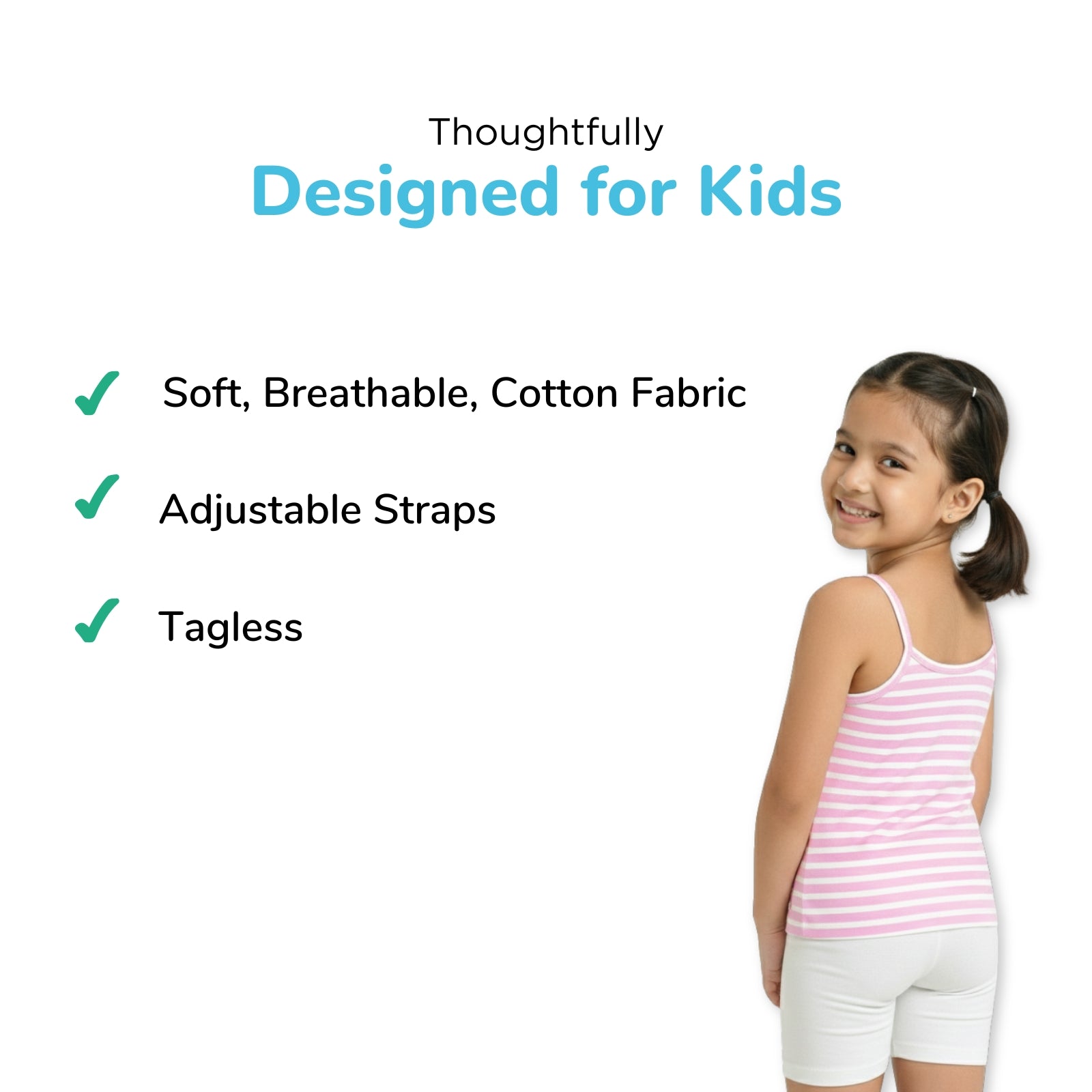 2-Pack Inner Shorts With Camisole Set