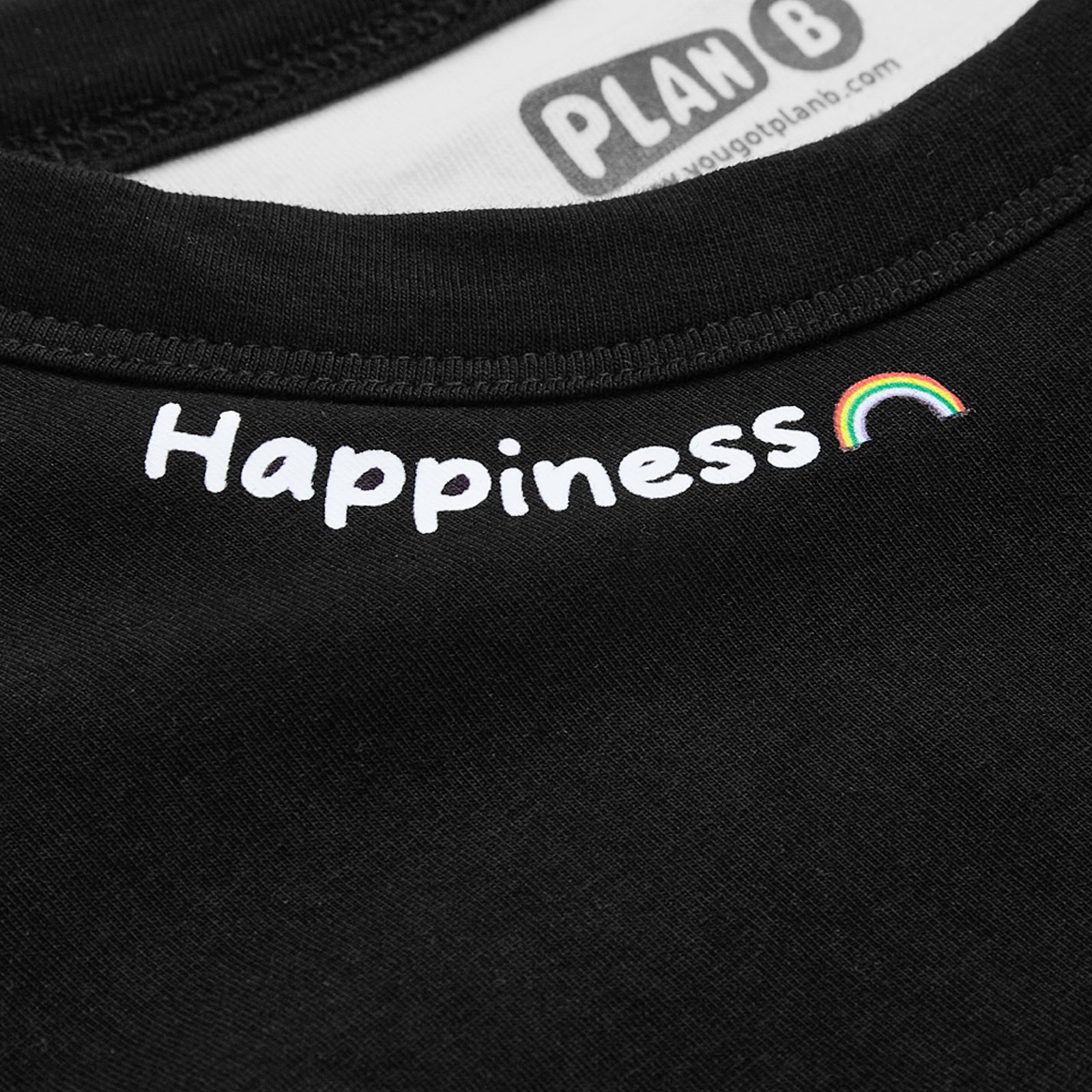 Happy Black Padded Top