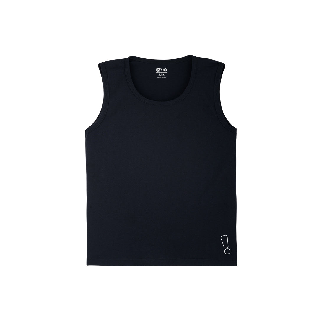 Black Sports Brief & Vest Set